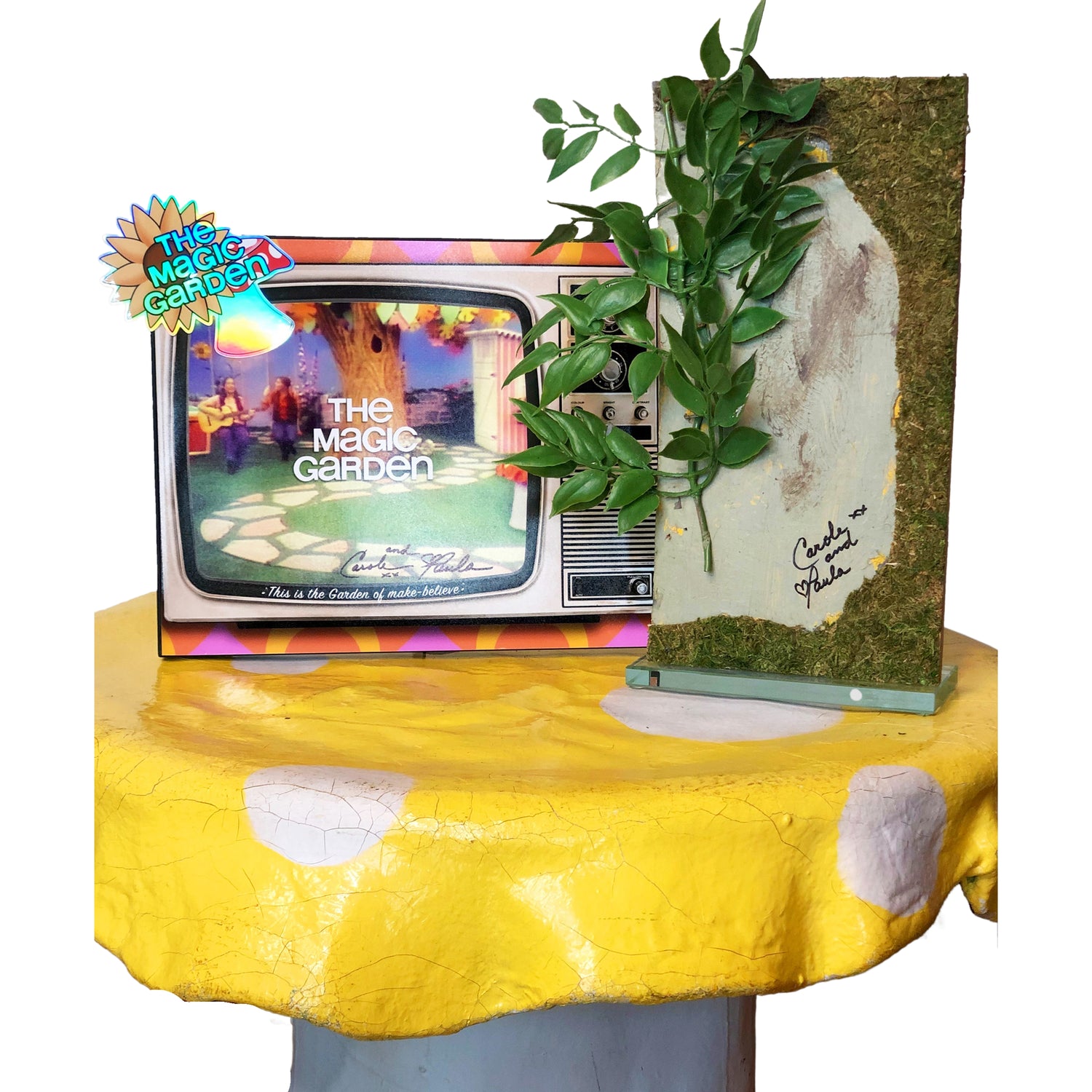 Magic Garden Path Package: Large Green-Gray with Vines