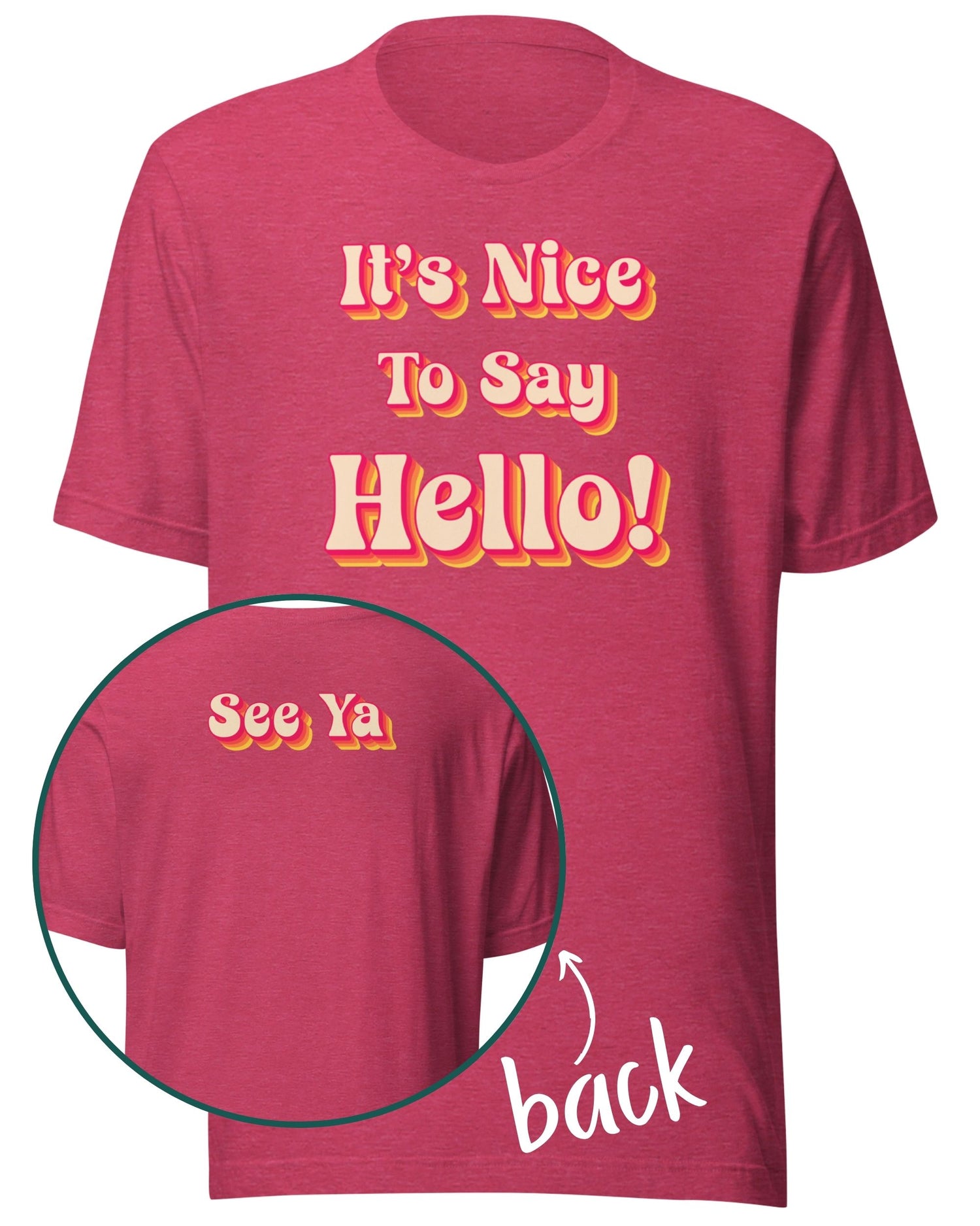 Retro Hello & See Ya Tee