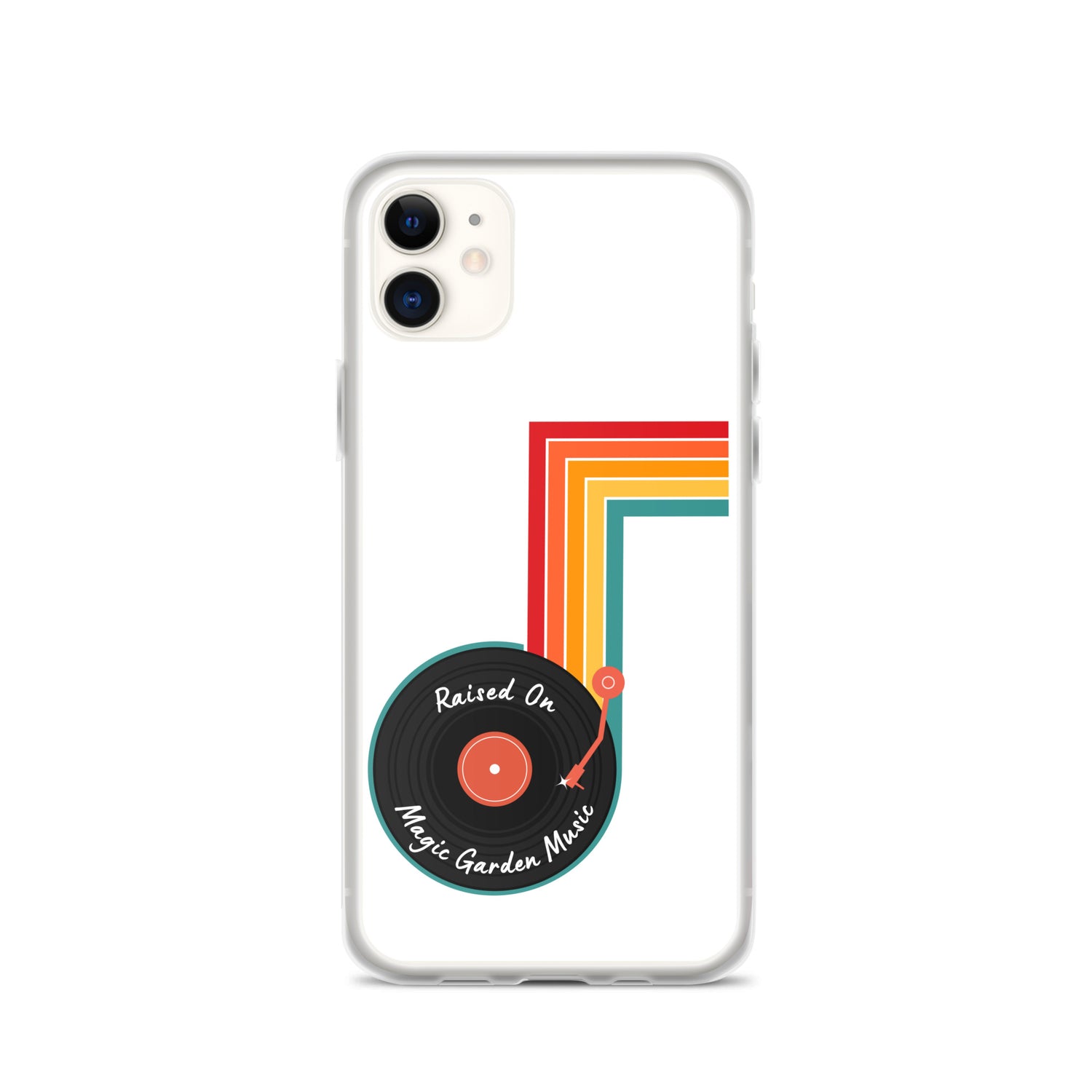 Raised On MG Music iPhone Cover, White
