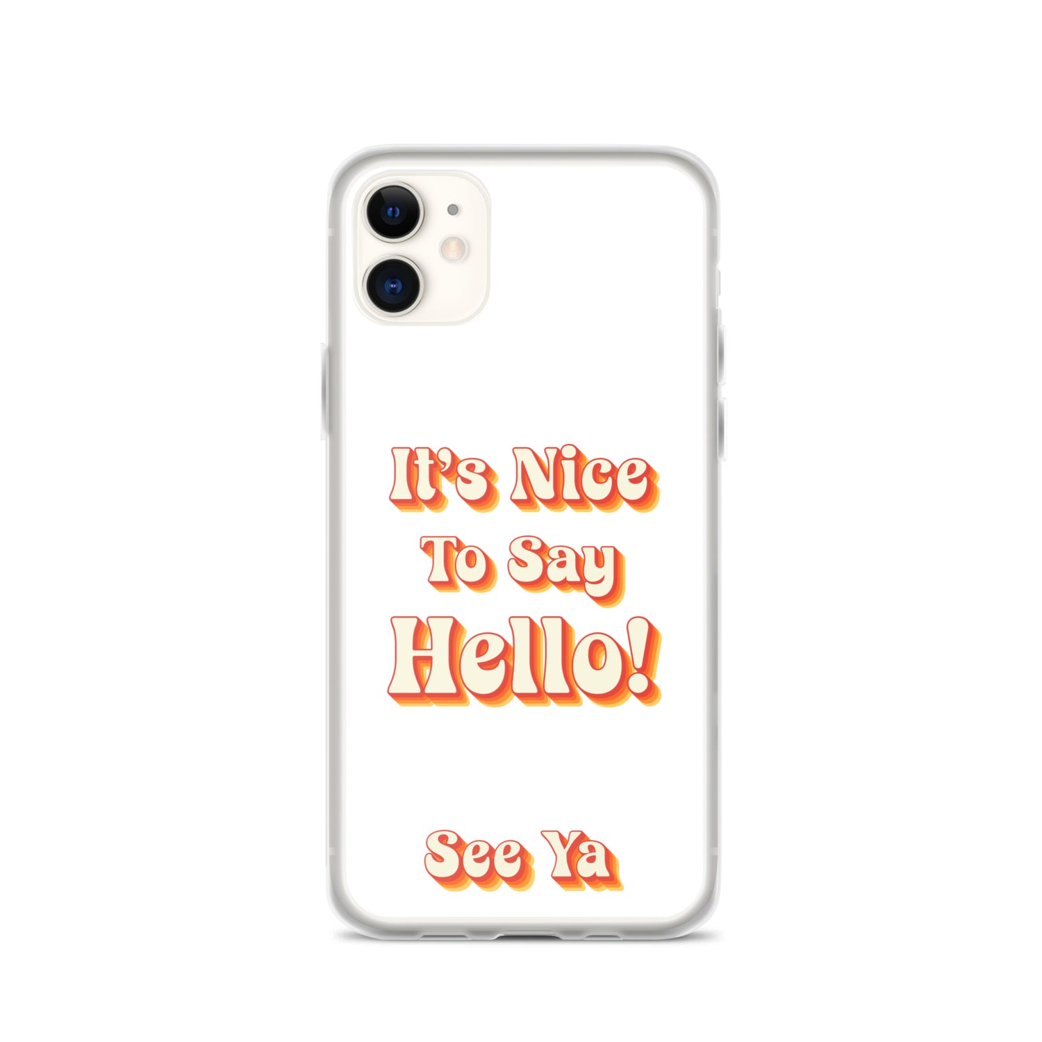 Hello & See Ya iPhone Cover