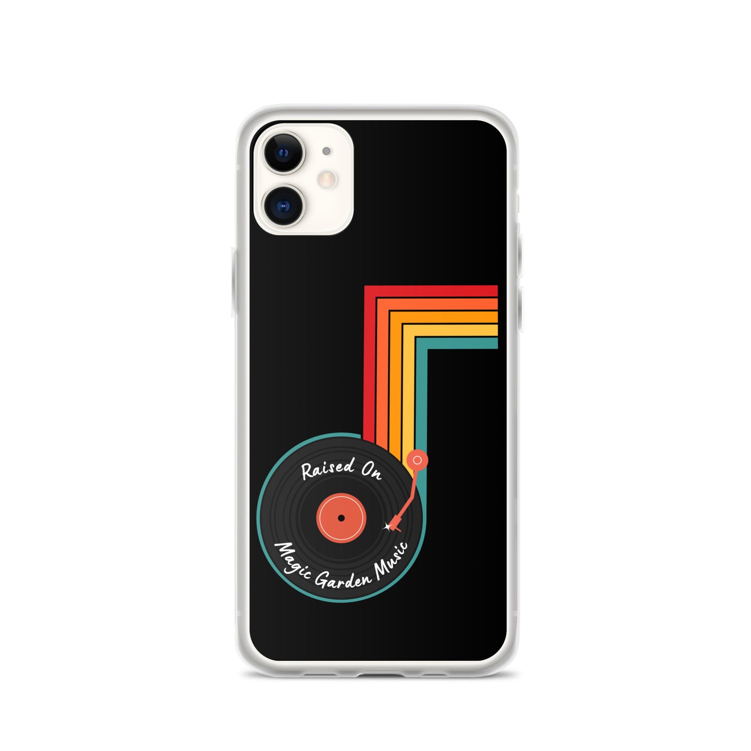 Raised On MG Music iPhone Cover, Black