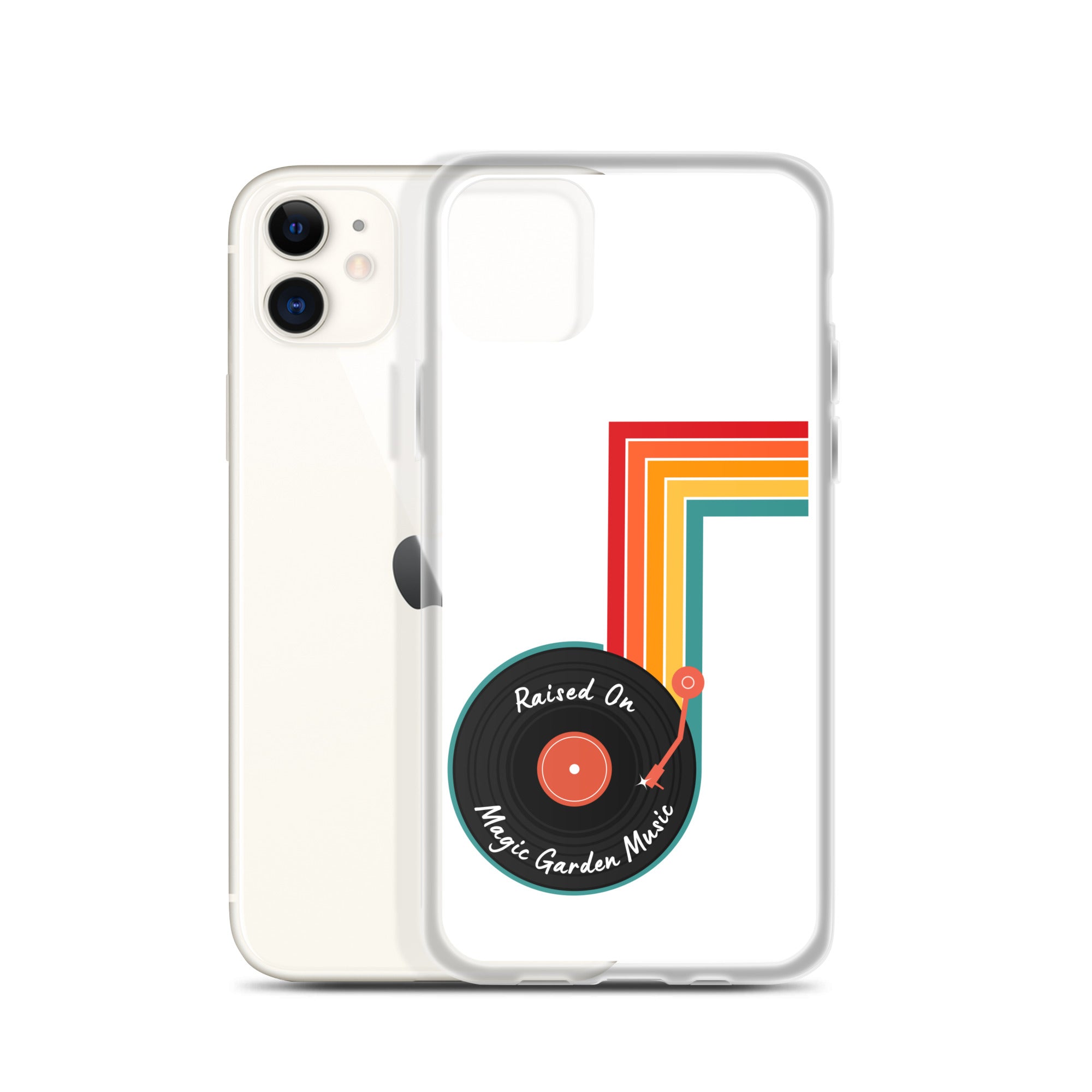 Raised On MG Music iPhone Cover, White