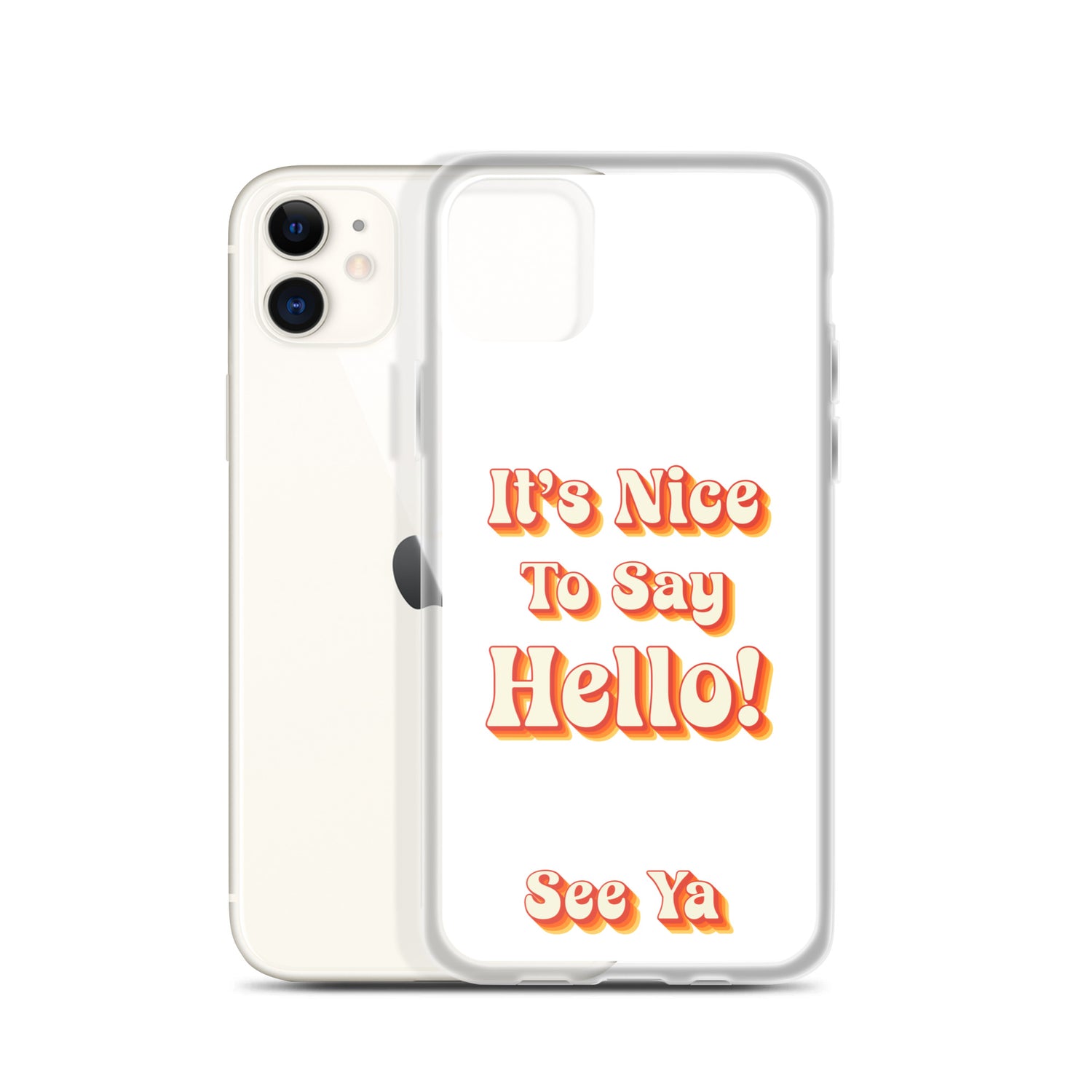 Hello & See Ya iPhone Cover