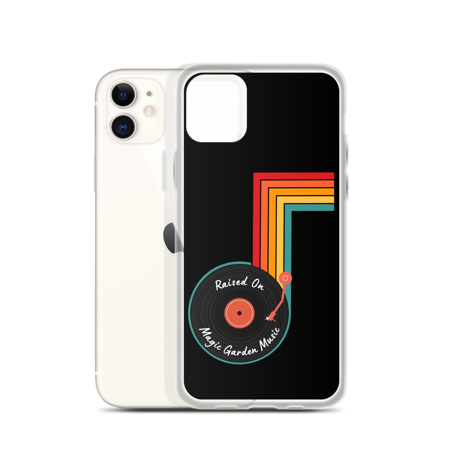 Raised On MG Music iPhone Cover, Black