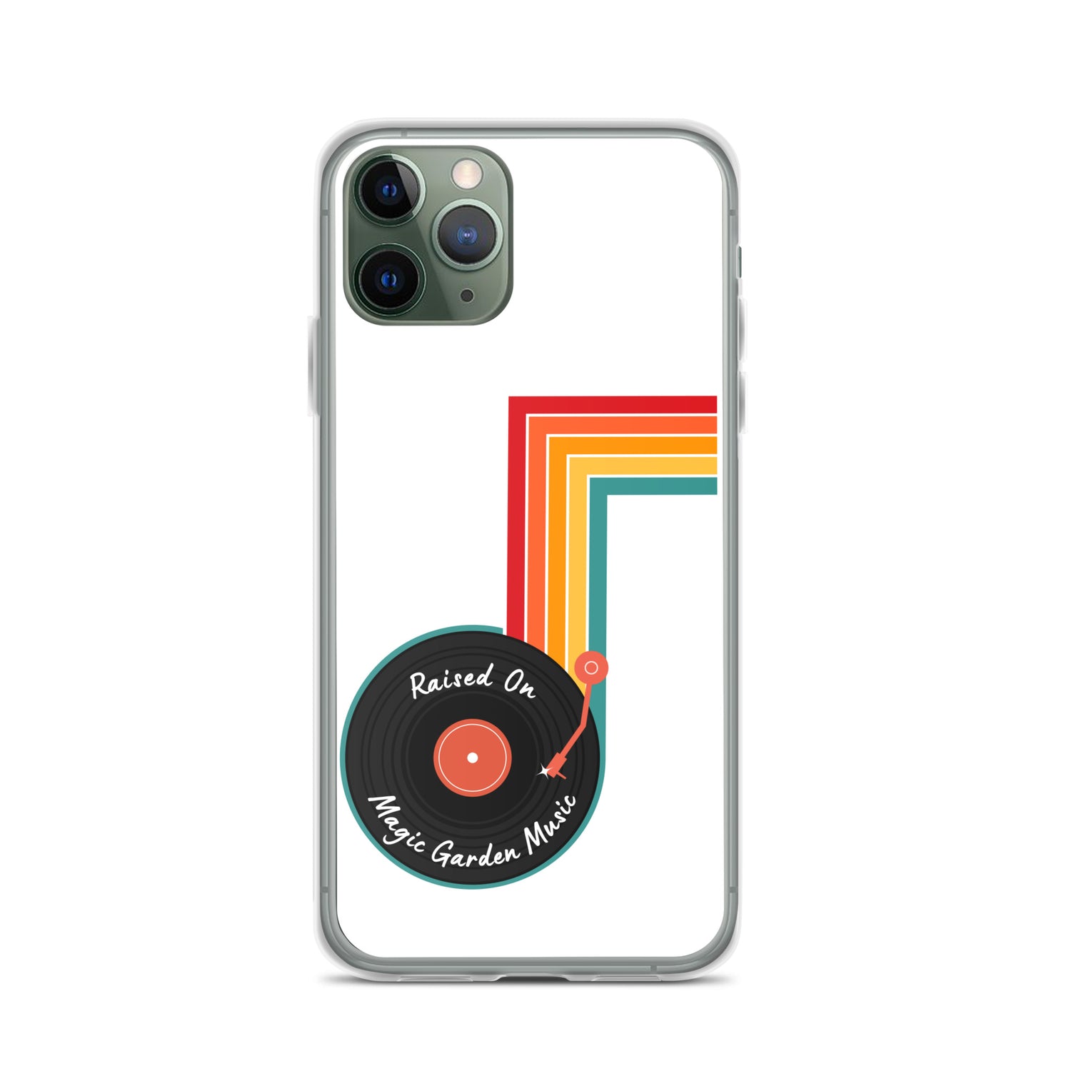 Raised On MG Music iPhone Cover, White