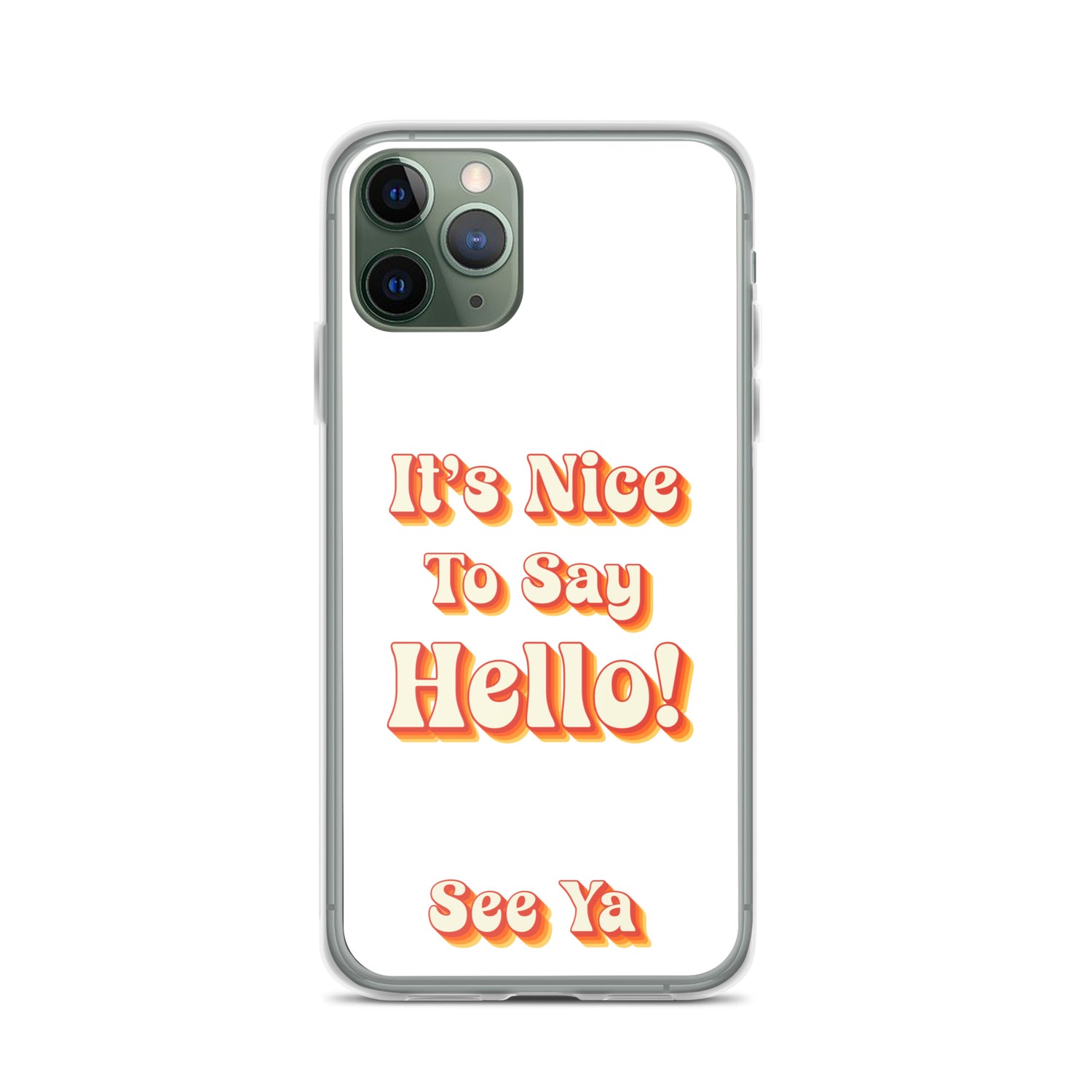 Hello & See Ya iPhone Cover