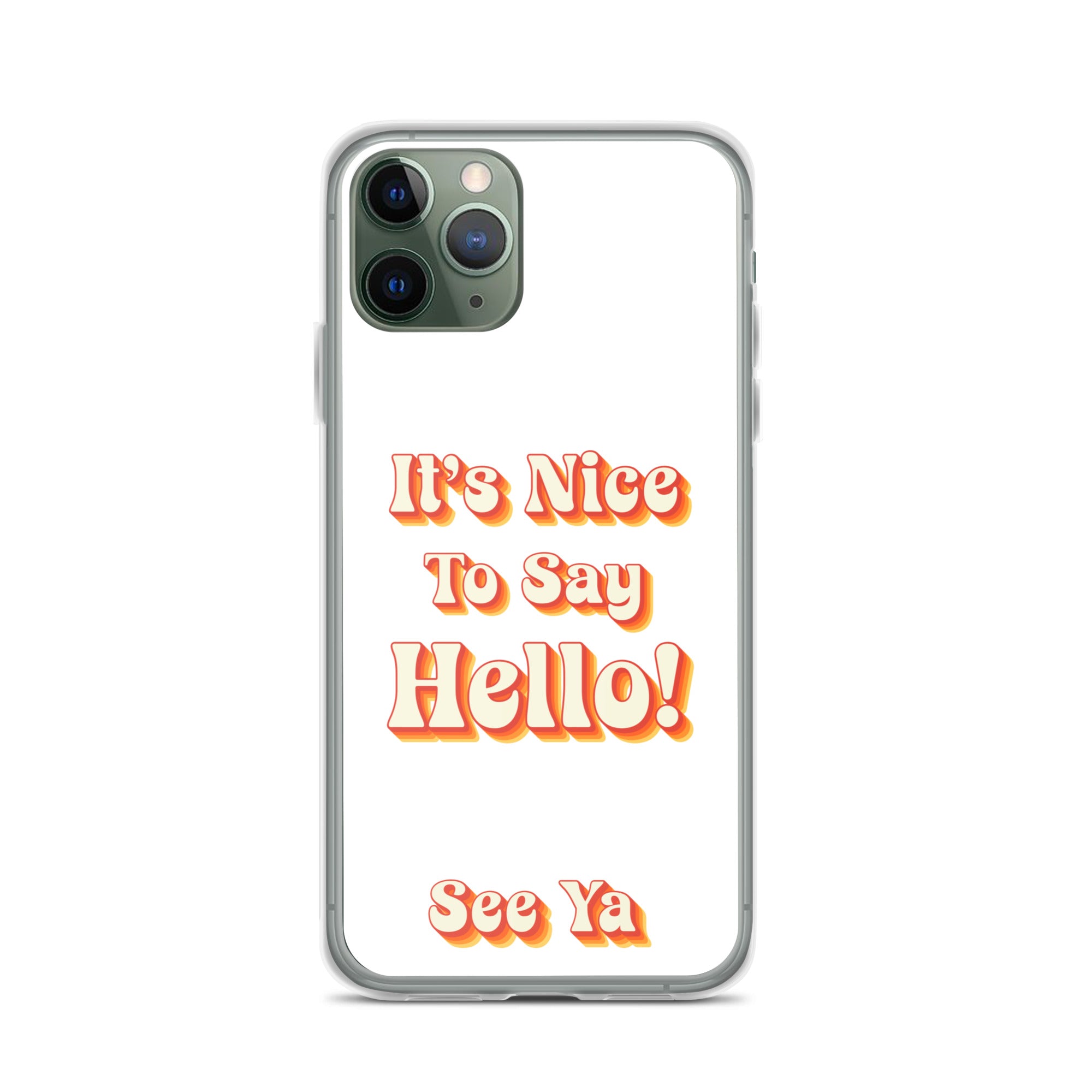 Hello & See Ya iPhone Cover