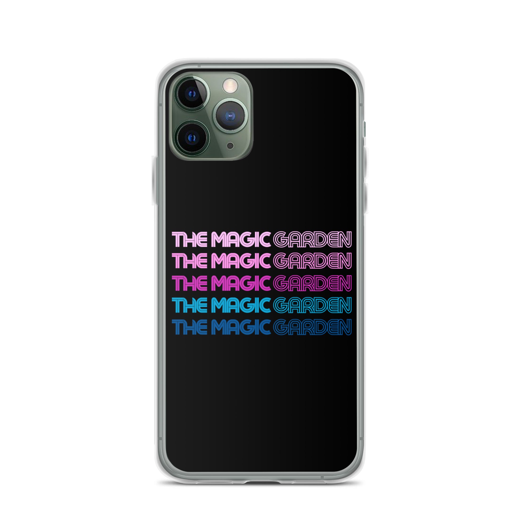 TMG 70s Purple Rainbow iPhone Cover, Black