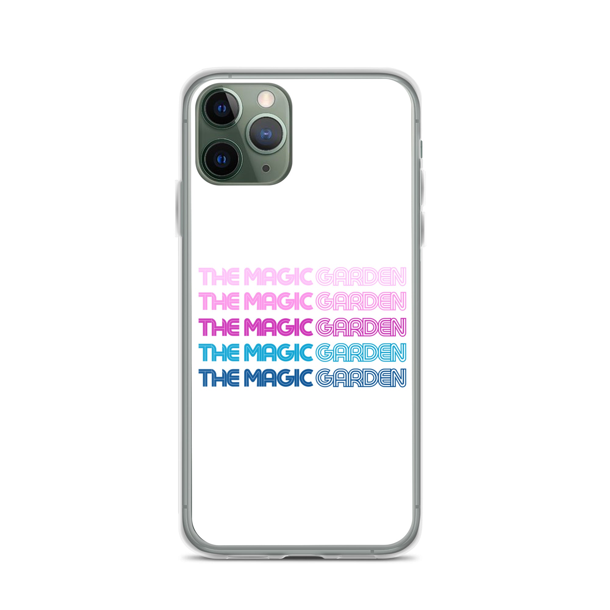 TMG 70s Purple Rainbow iPhone Cover, White