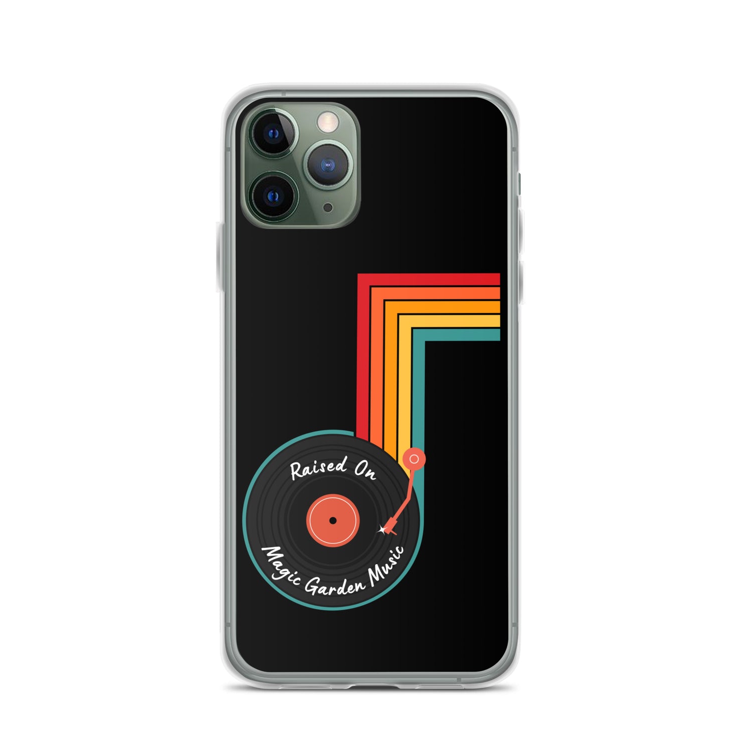 Raised On MG Music iPhone Cover, Black