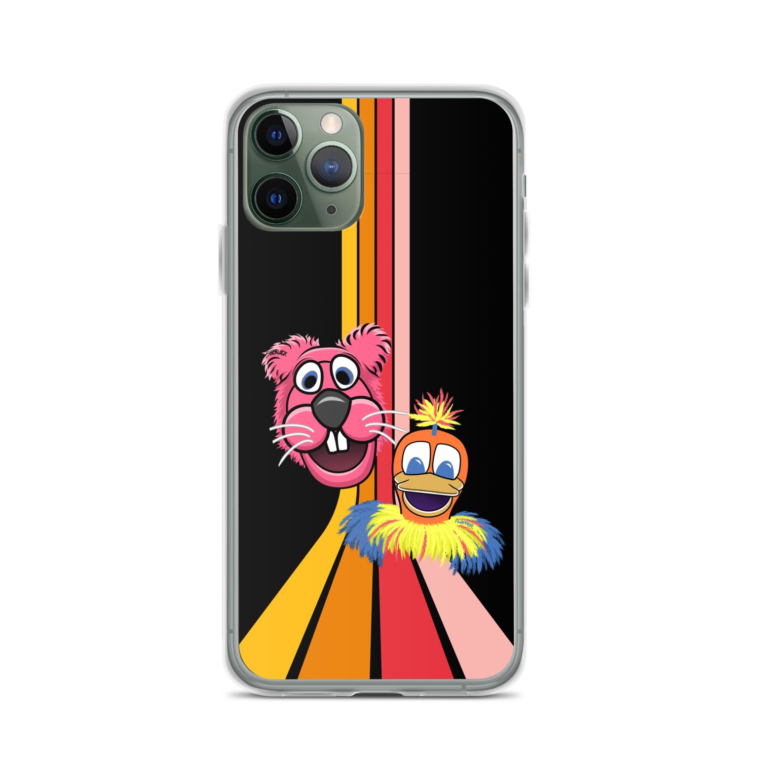 Sherlock & Flapper iPhone Cover, Black