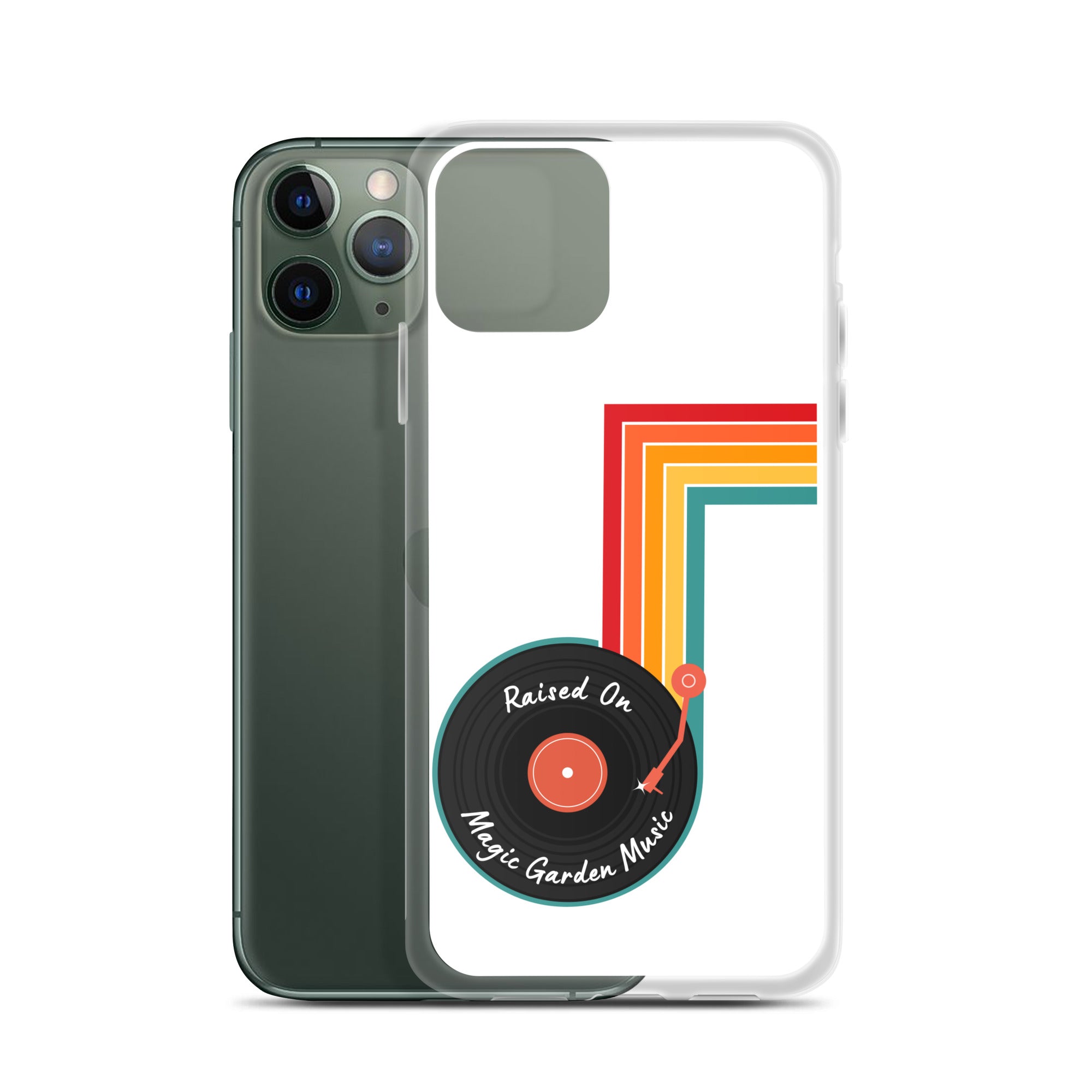 Raised On MG Music iPhone Cover, White