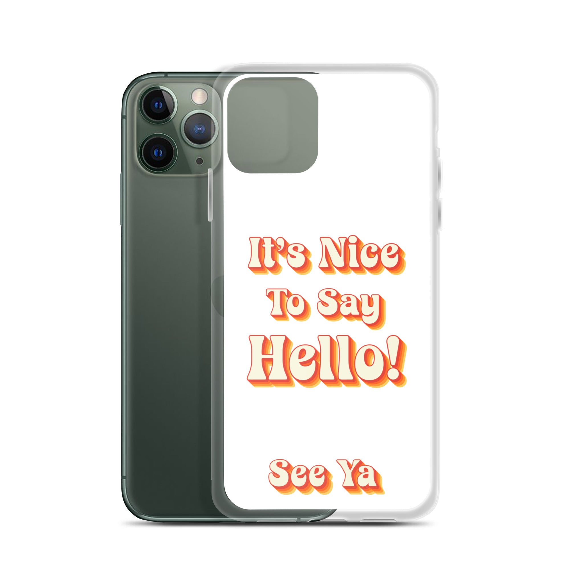 Hello & See Ya iPhone Cover