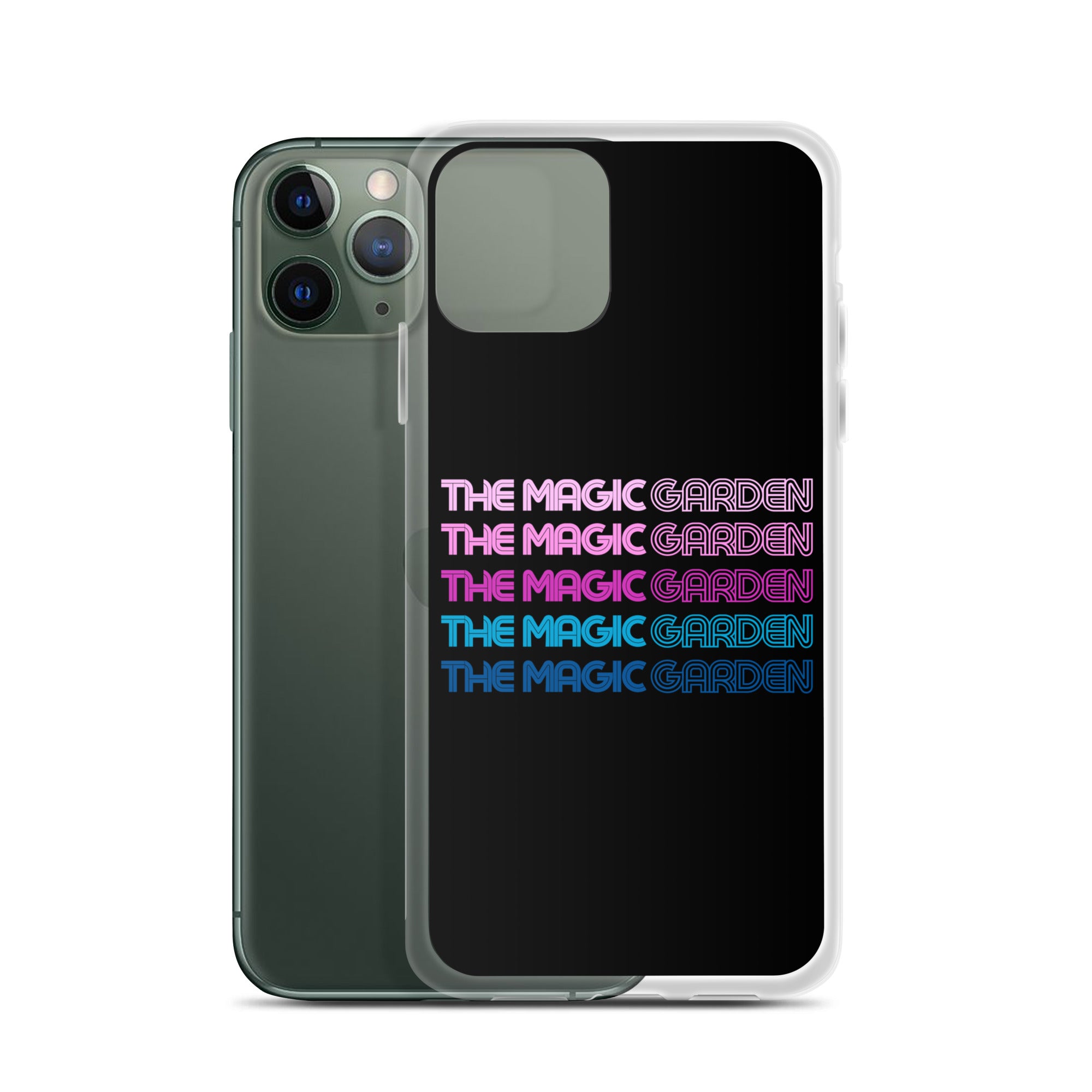 TMG 70s Purple Rainbow iPhone Cover, Black