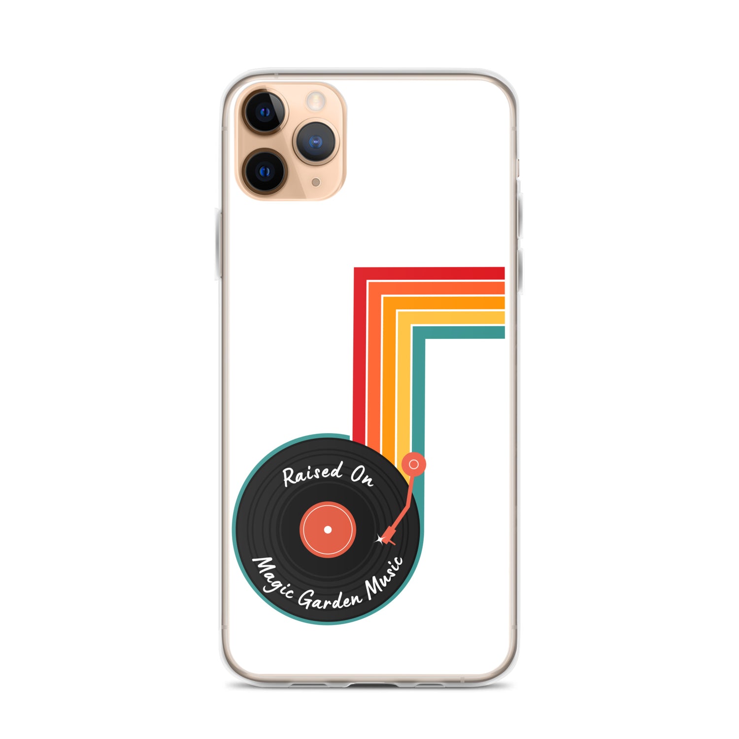 Raised On MG Music iPhone Cover, White