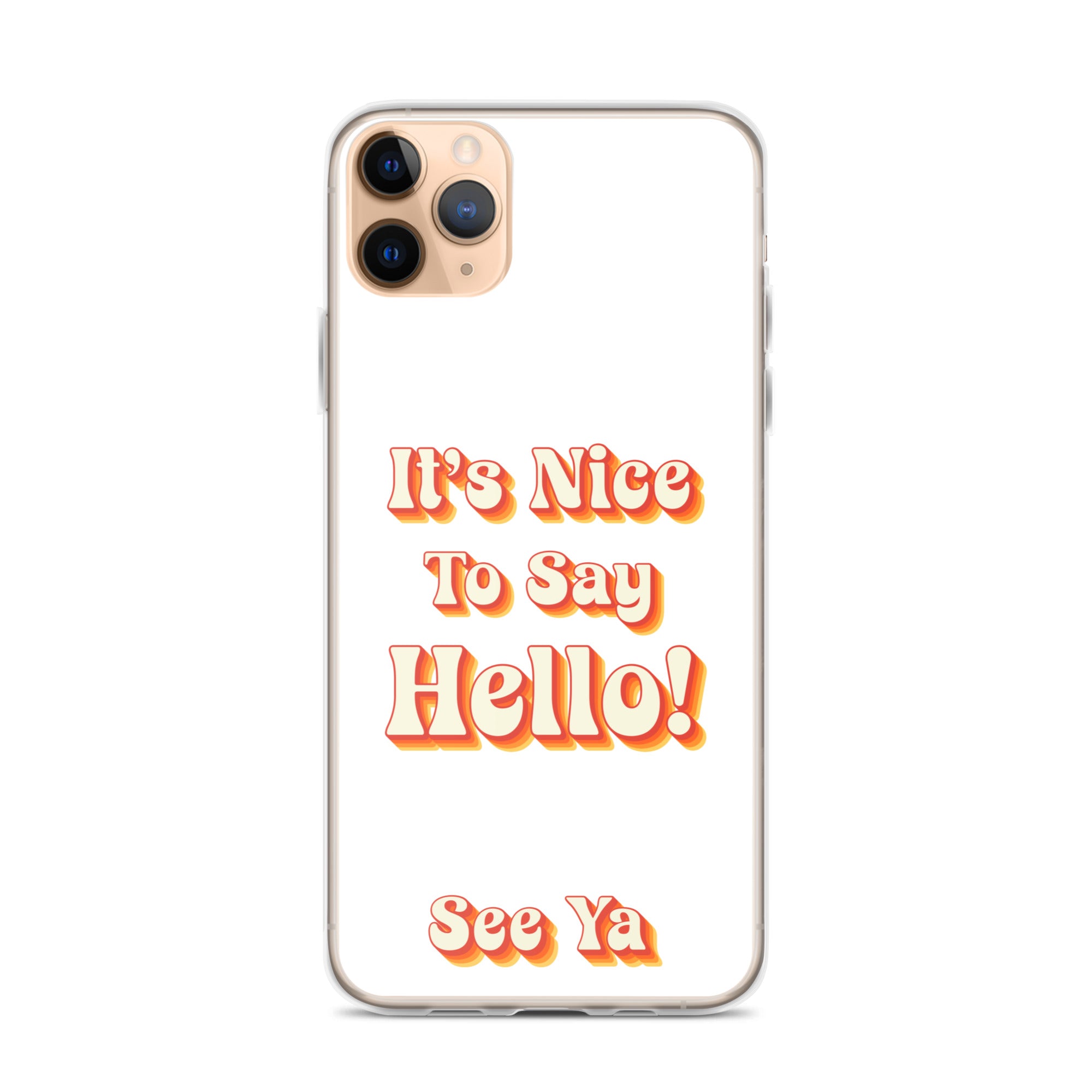 Hello & See Ya iPhone Cover
