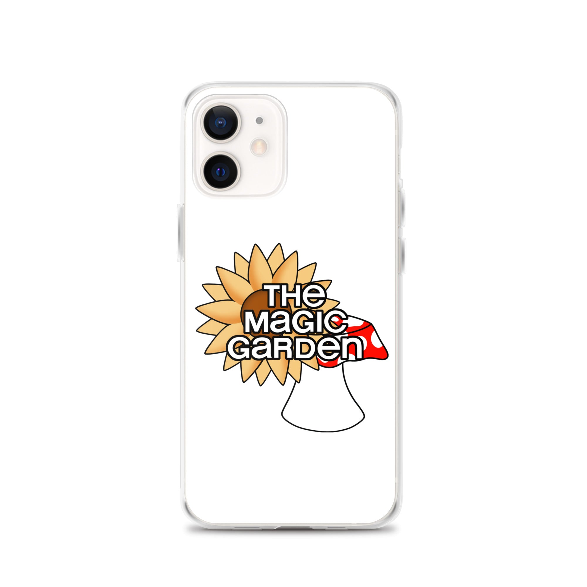 TMG Sunflower & Mushroom iPhone Cover, White