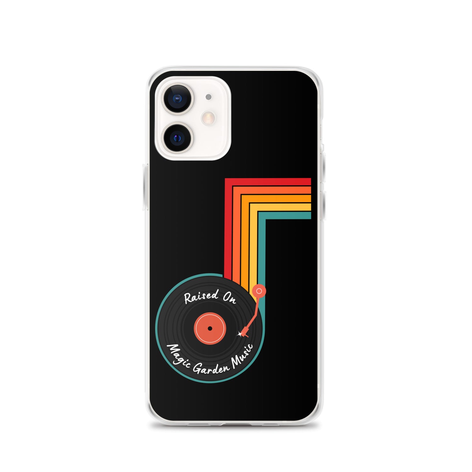 Raised On MG Music iPhone Cover, Black