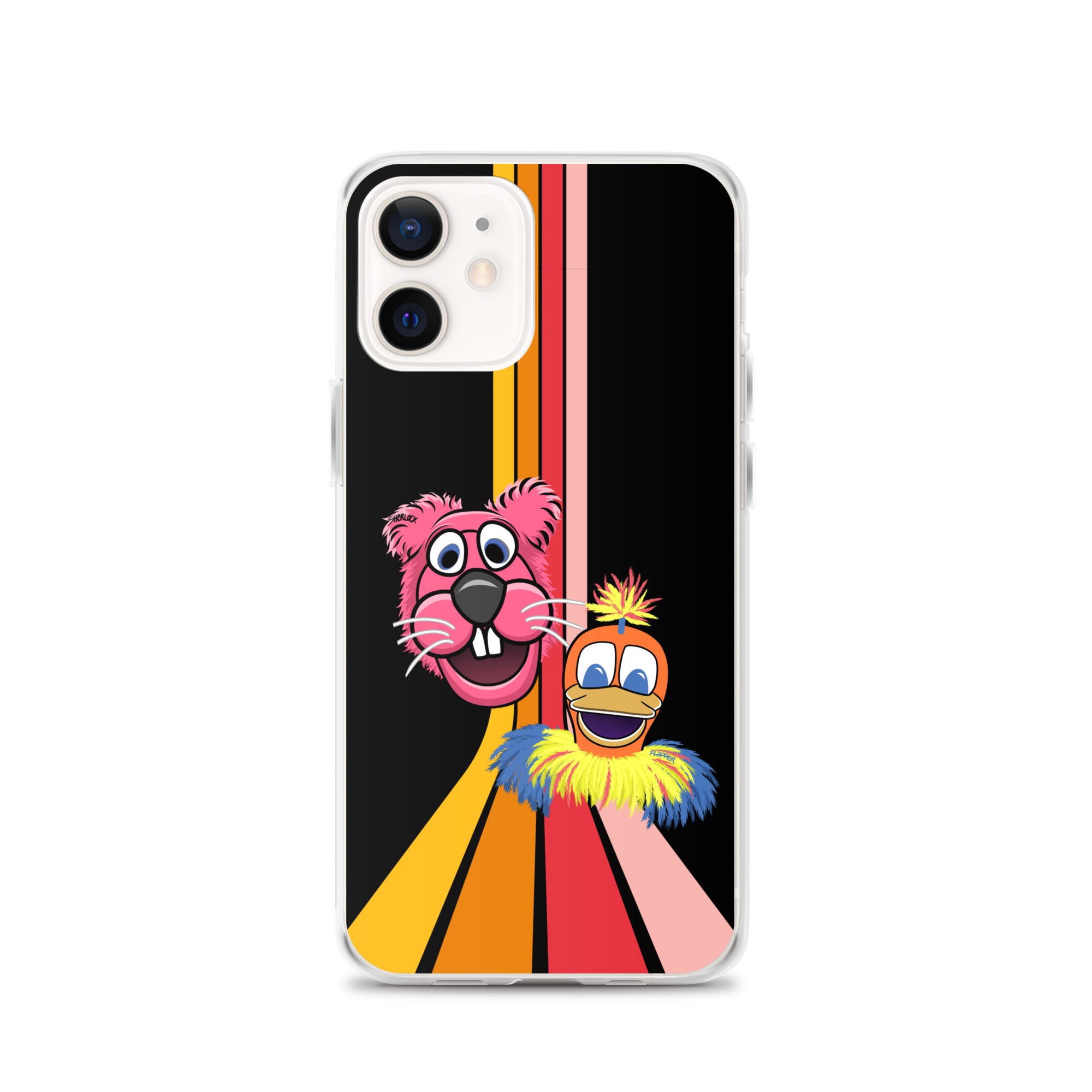 Sherlock & Flapper iPhone Cover, Black