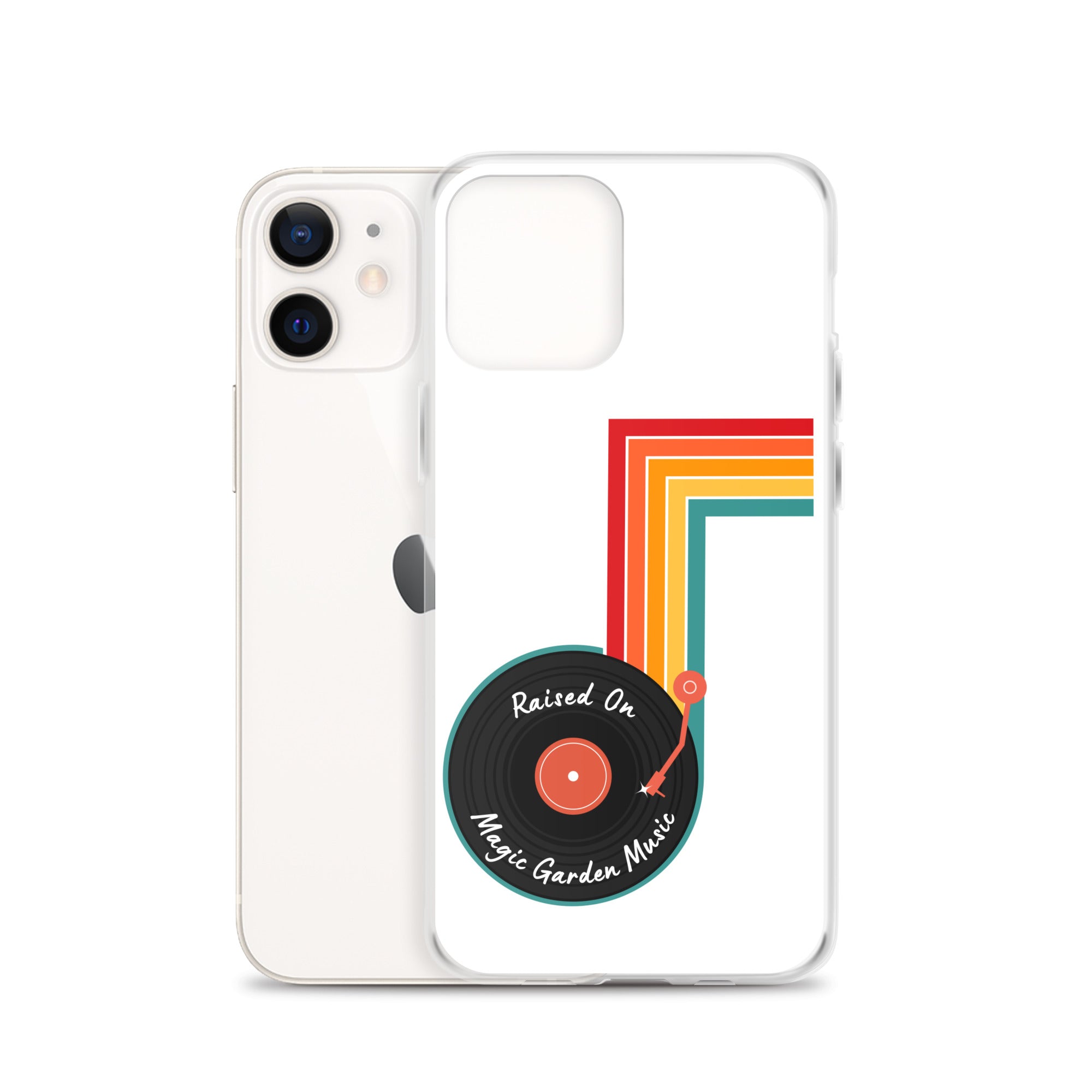 Raised On MG Music iPhone Cover, White