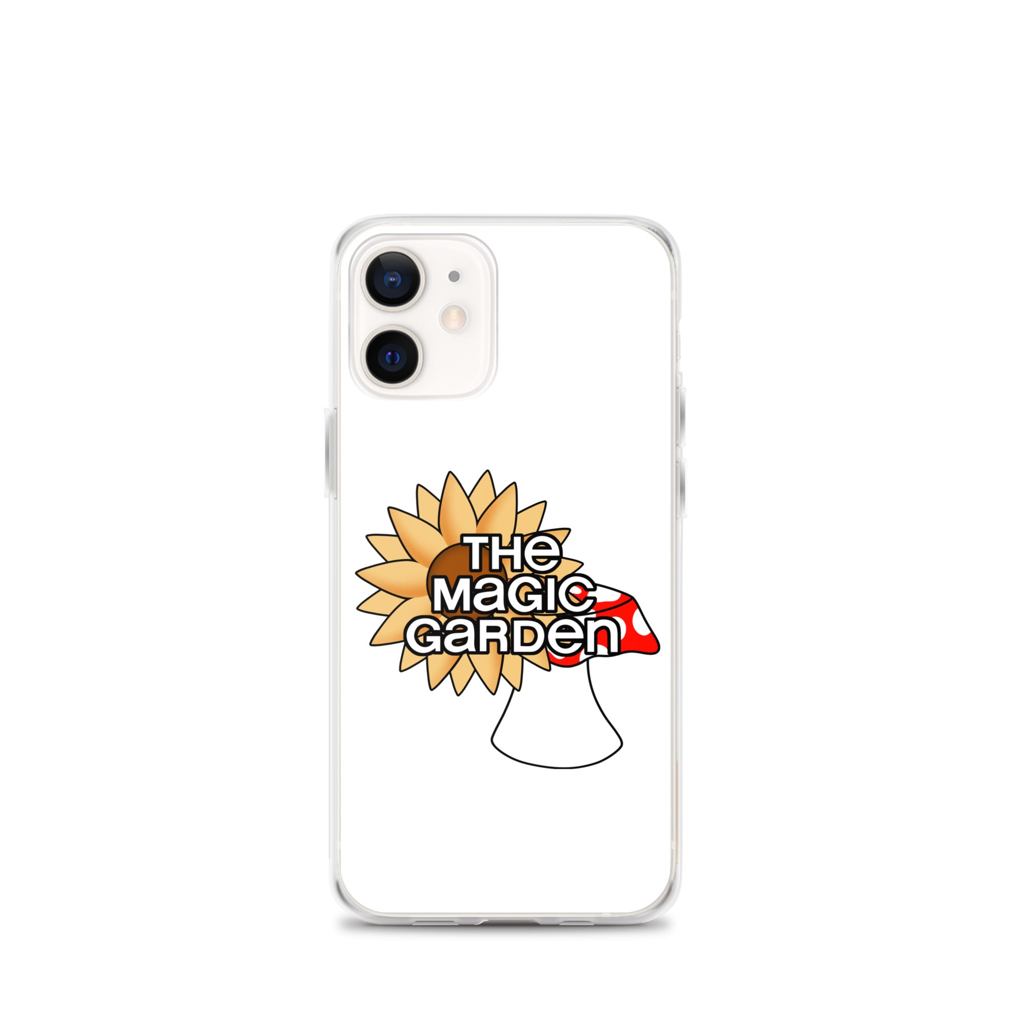 TMG Sunflower & Mushroom iPhone Cover, White