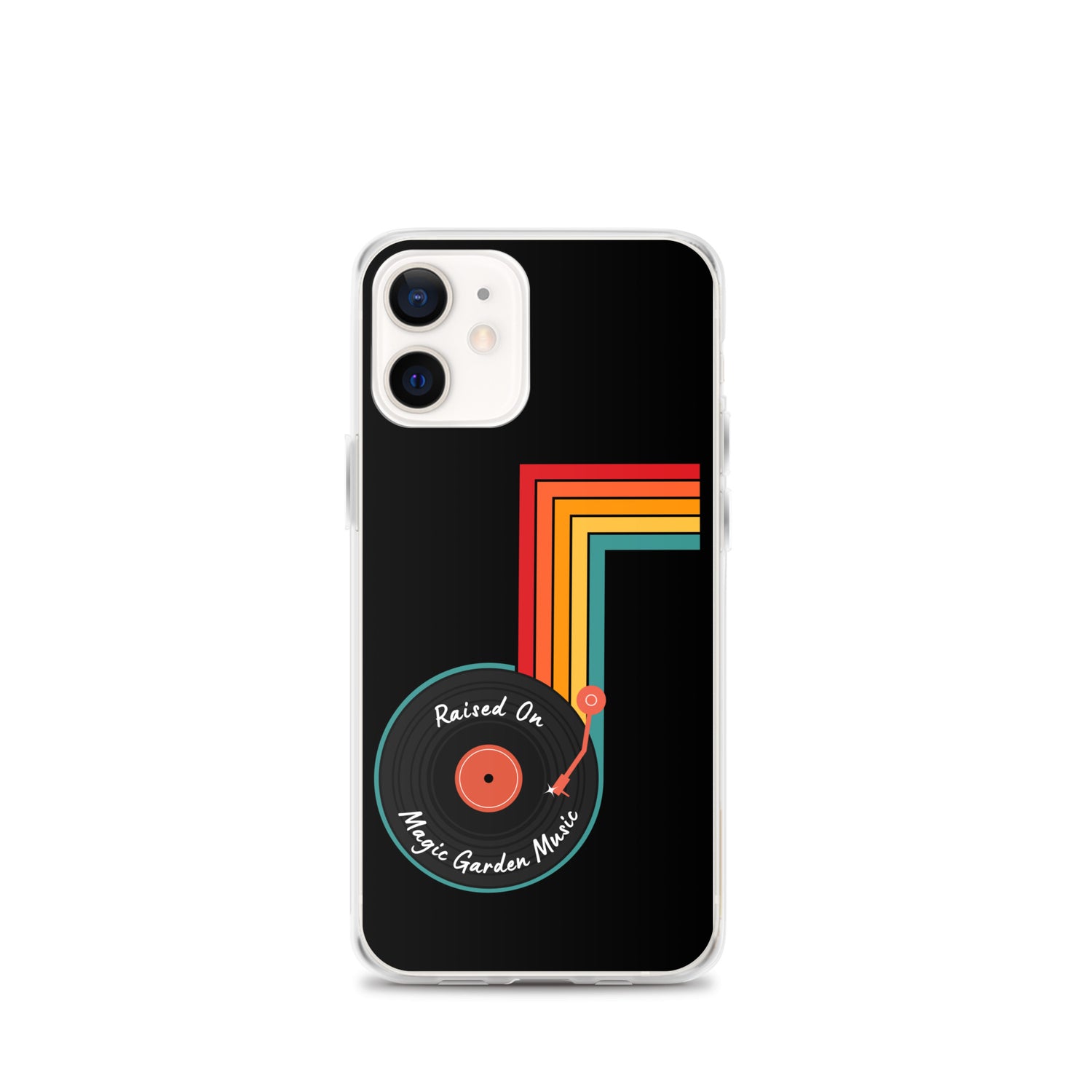 Raised On MG Music iPhone Cover, Black