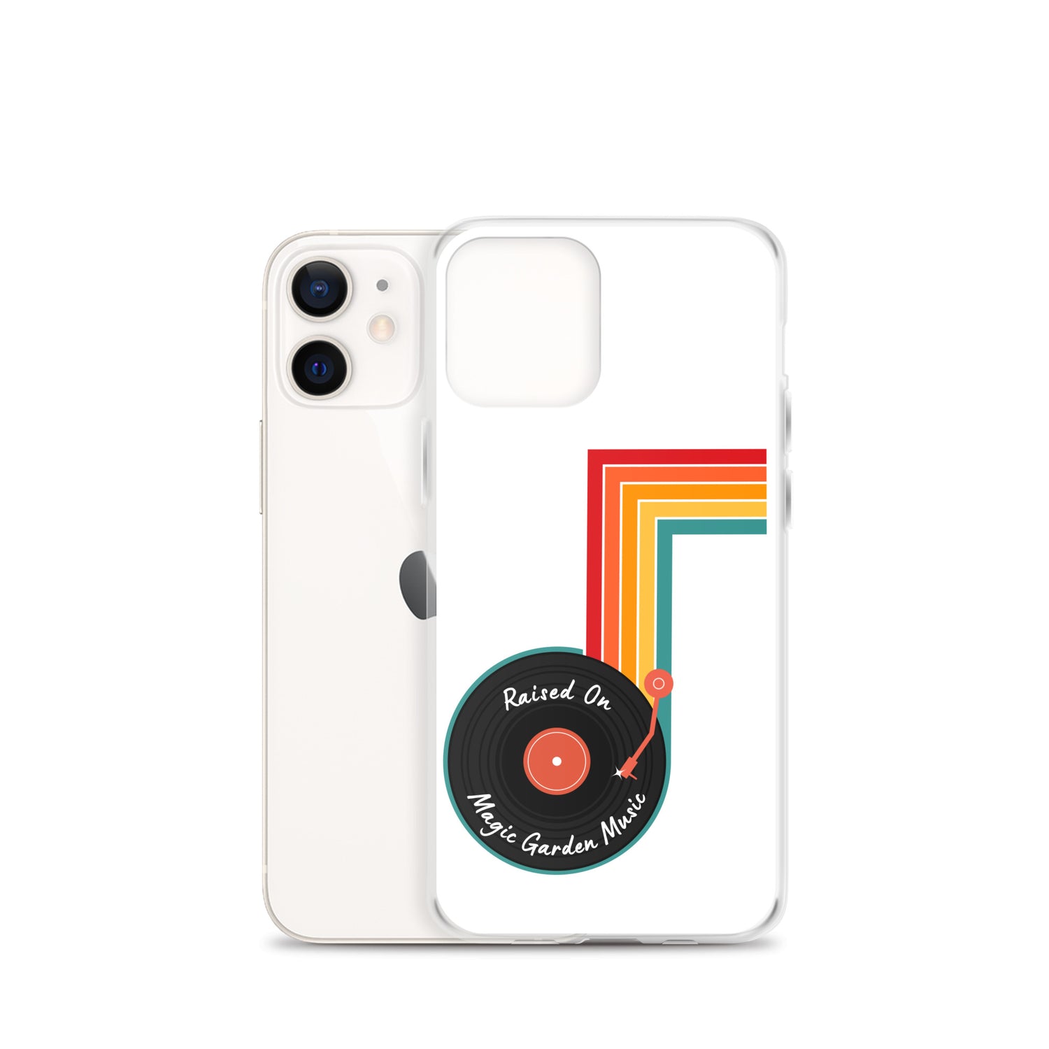 Raised On MG Music iPhone Cover, White