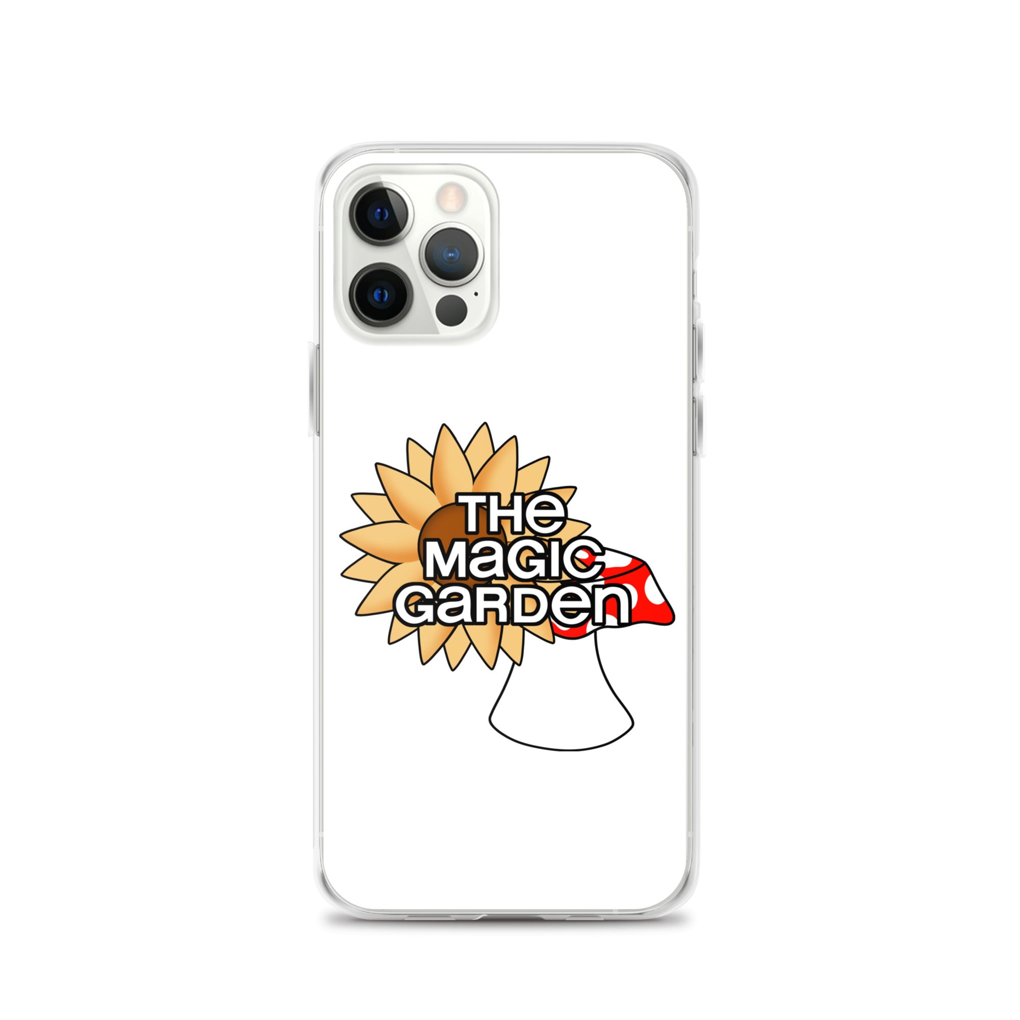 TMG Sunflower & Mushroom iPhone Cover, White