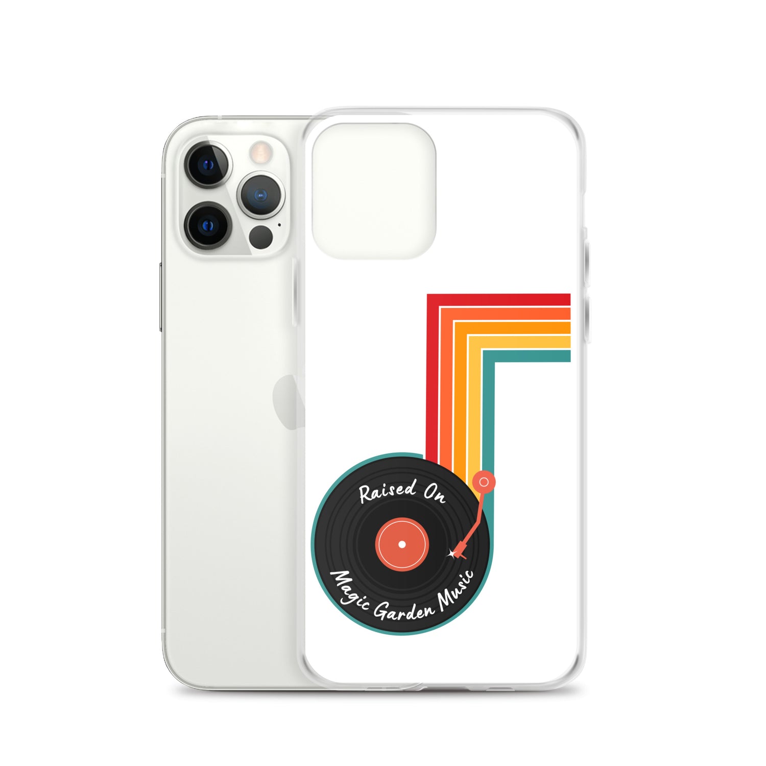 Raised On MG Music iPhone Cover, White