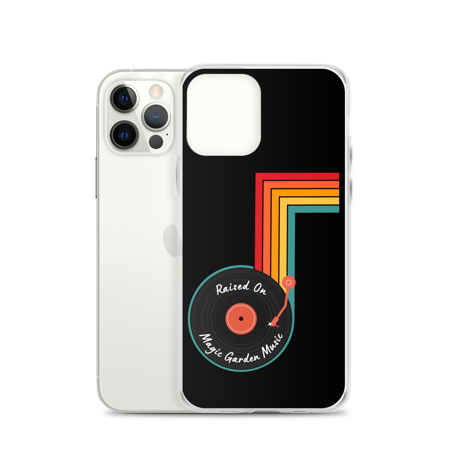 Raised On MG Music iPhone Cover, Black