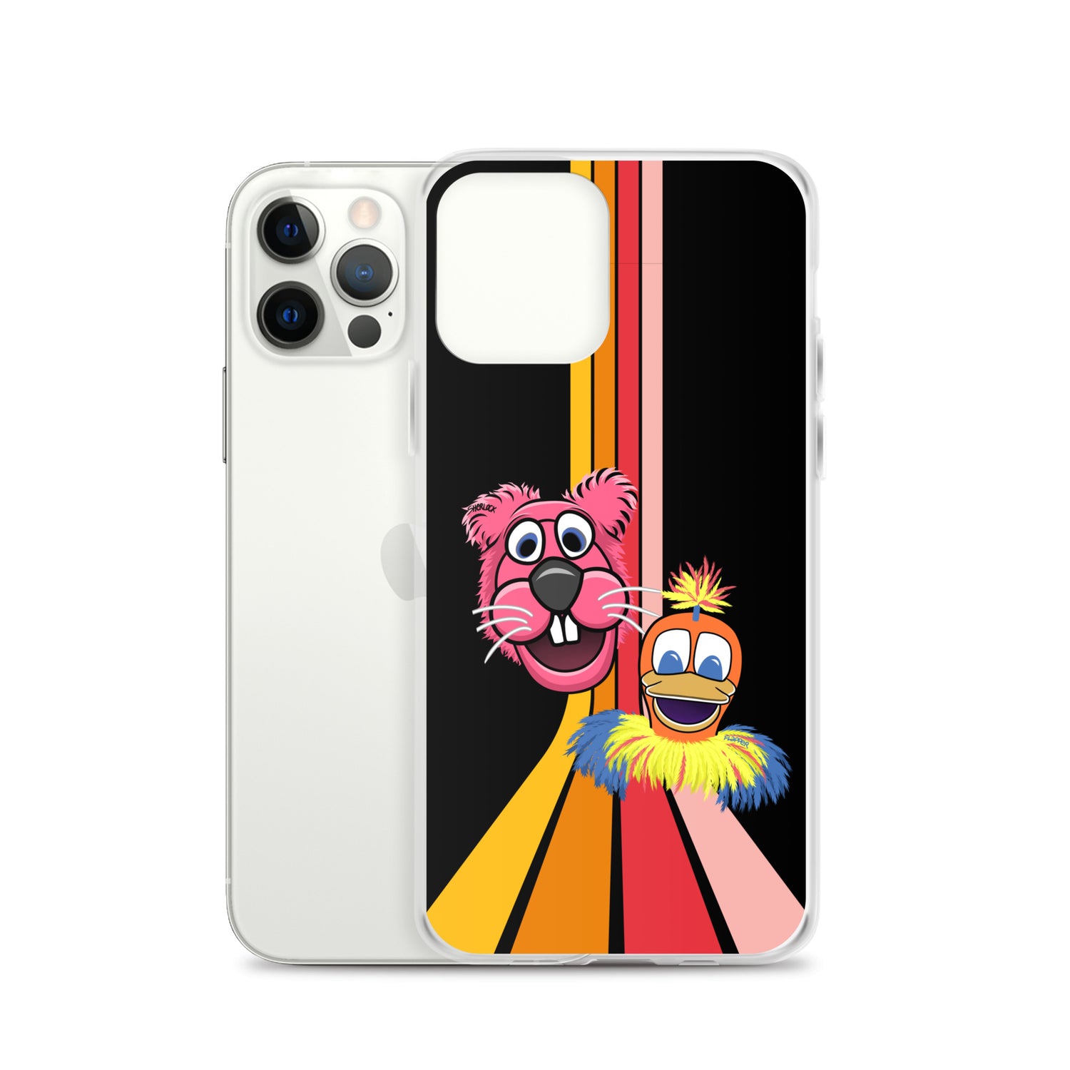 Sherlock & Flapper iPhone Cover, Black