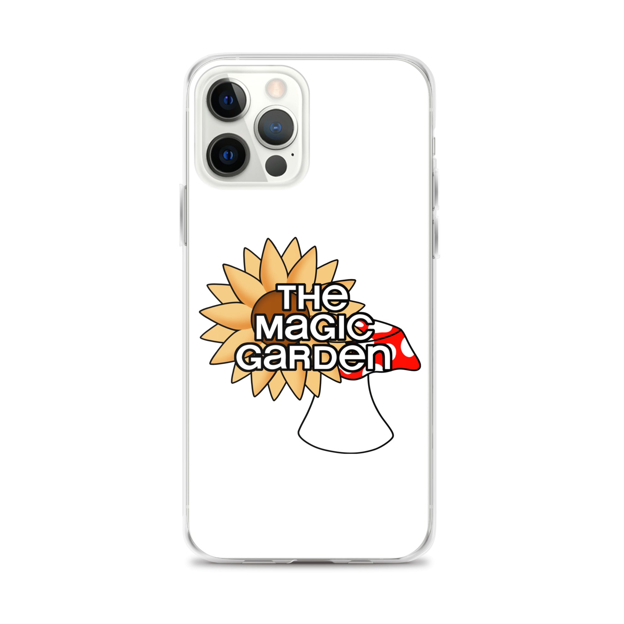 TMG Sunflower & Mushroom iPhone Cover, White