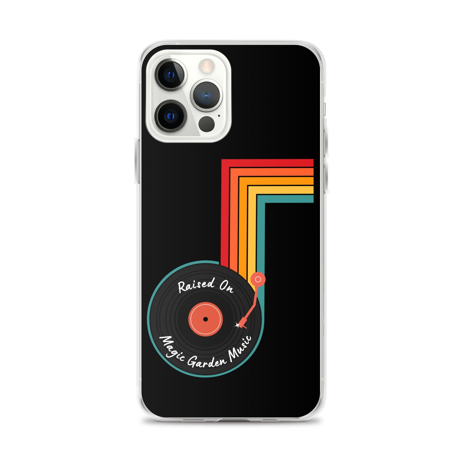Raised On MG Music iPhone Cover, Black