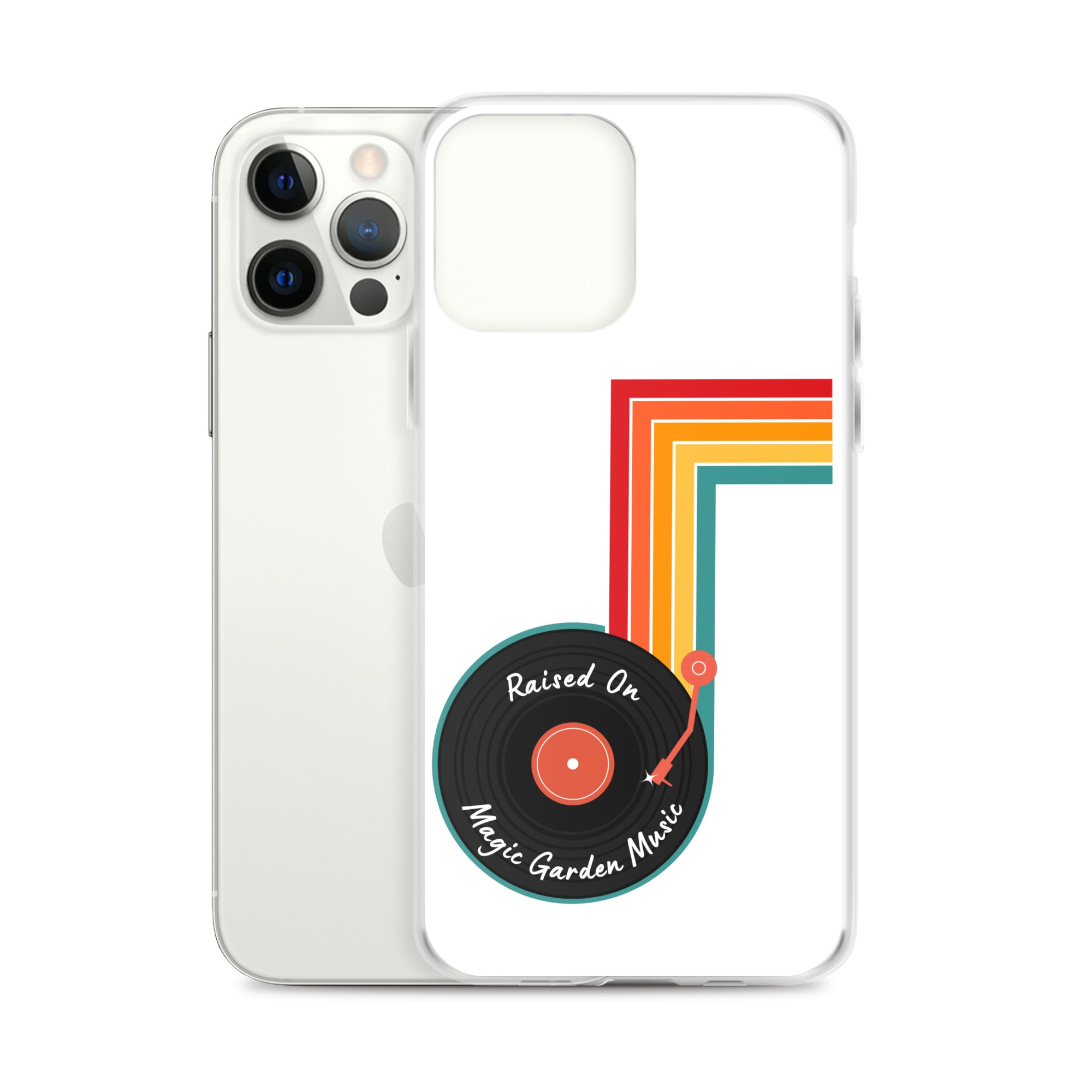 Raised On MG Music iPhone Cover, White