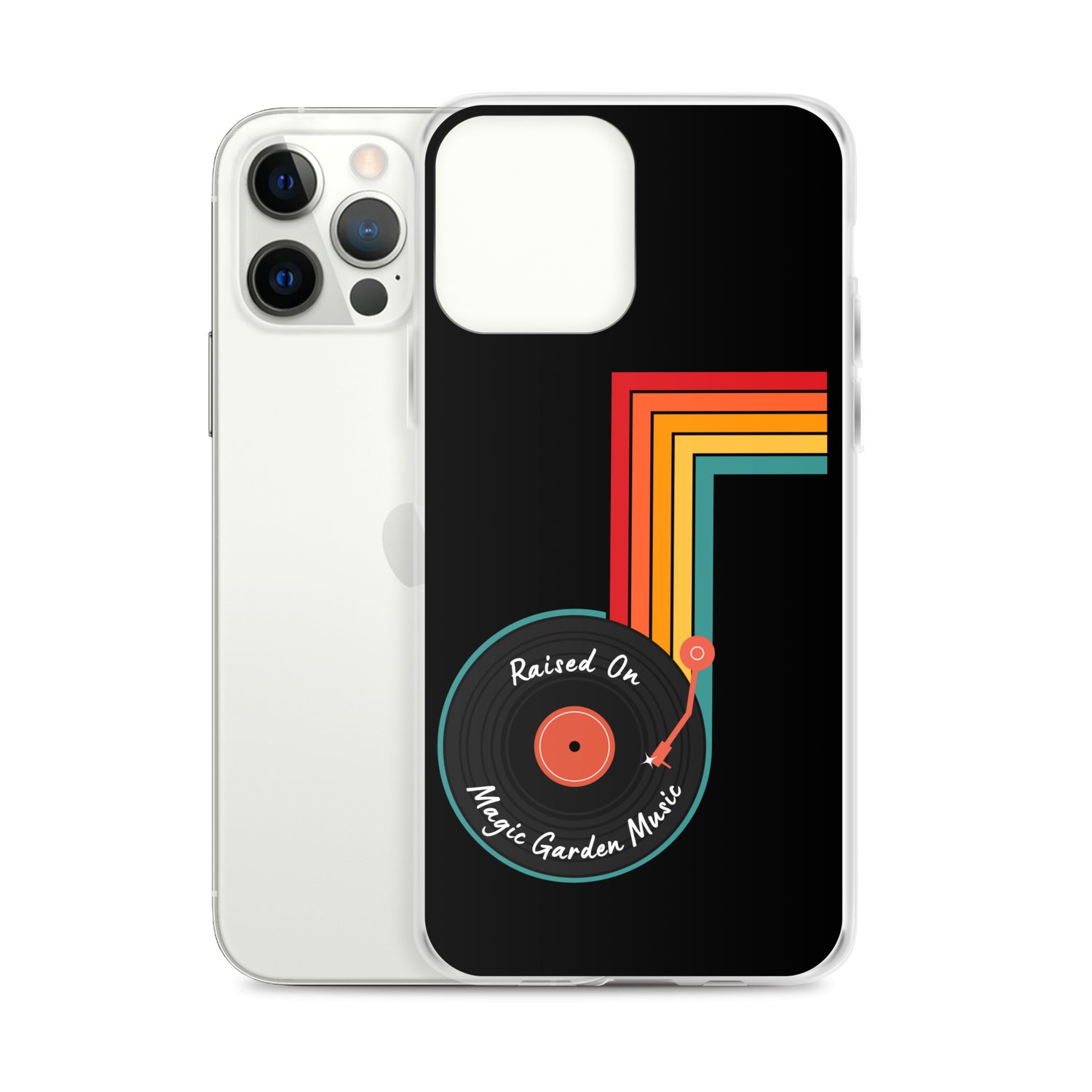 Raised On MG Music iPhone Cover, Black