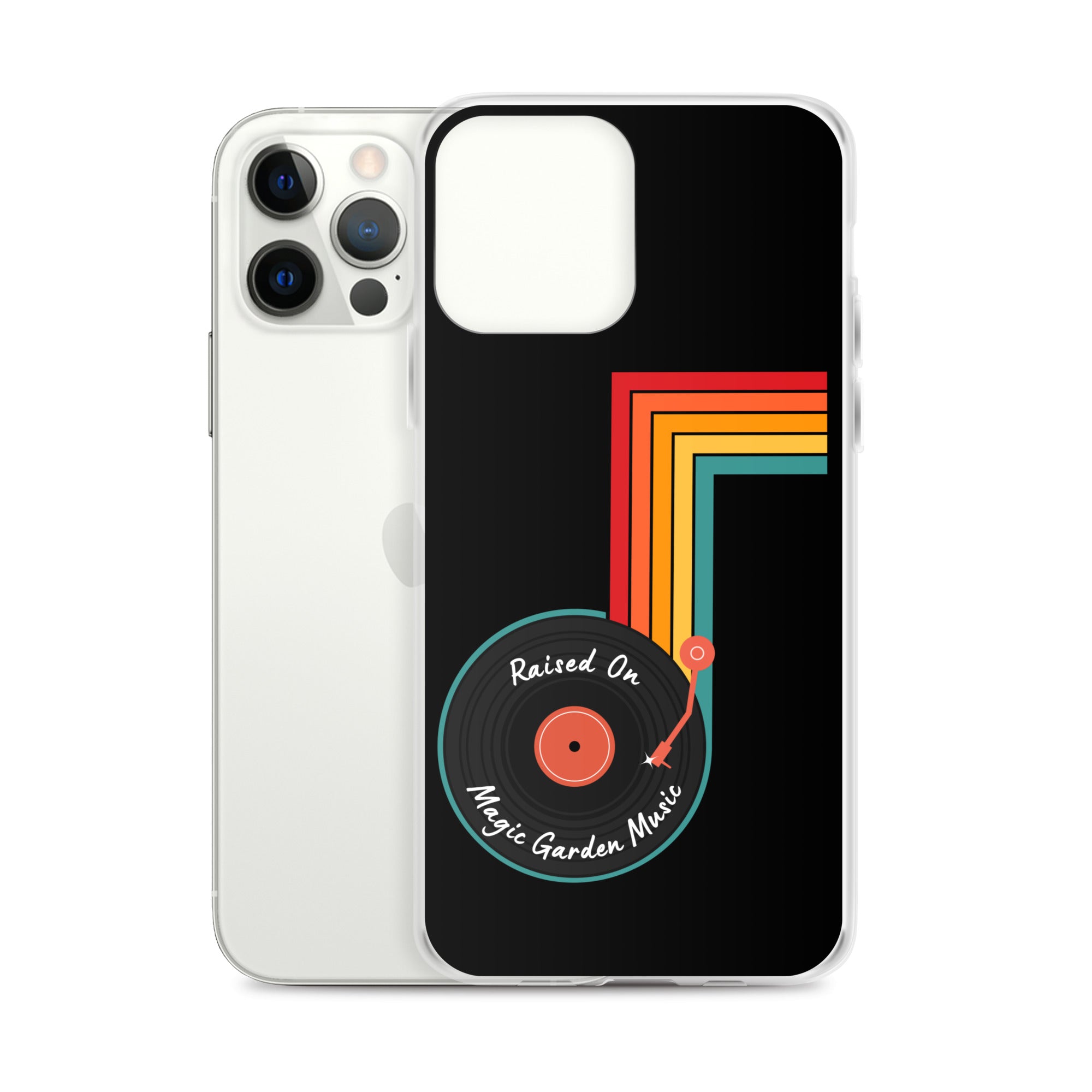 Raised On MG Music iPhone Cover, Black