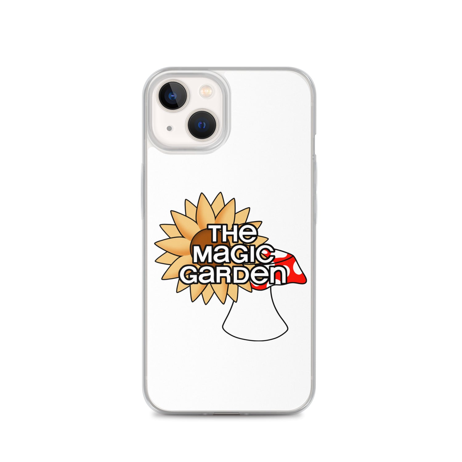 TMG Sunflower & Mushroom iPhone Cover, White