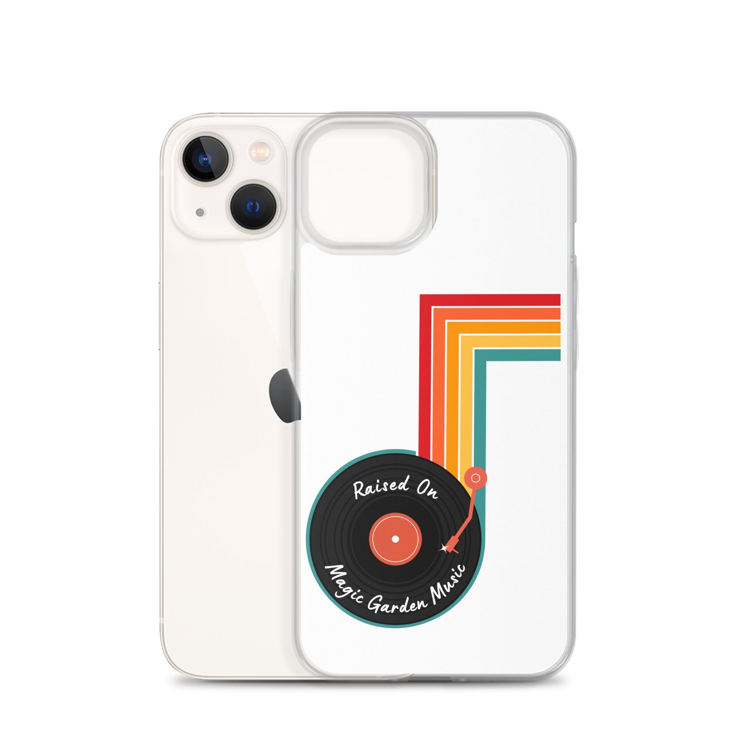 Raised On MG Music iPhone Cover, White