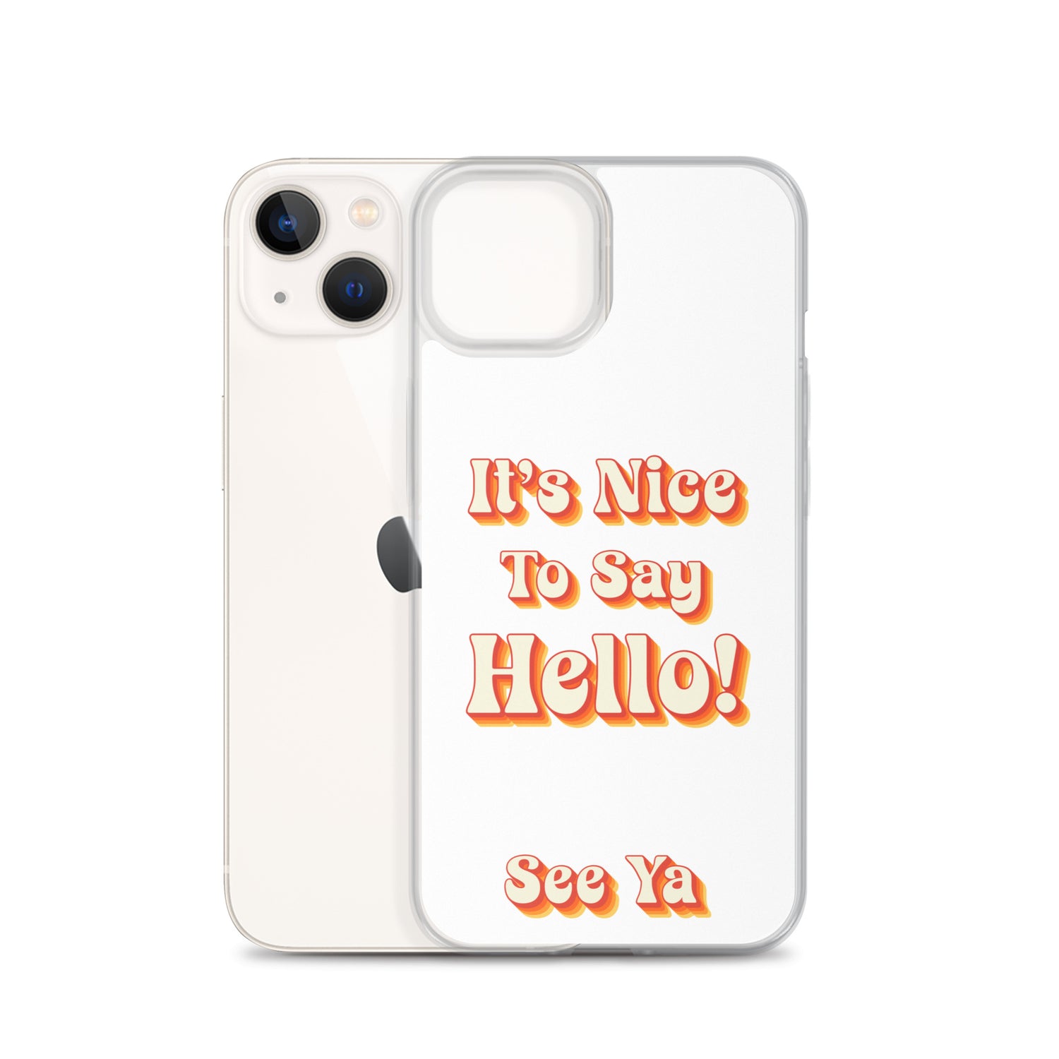 Hello & See Ya iPhone Cover