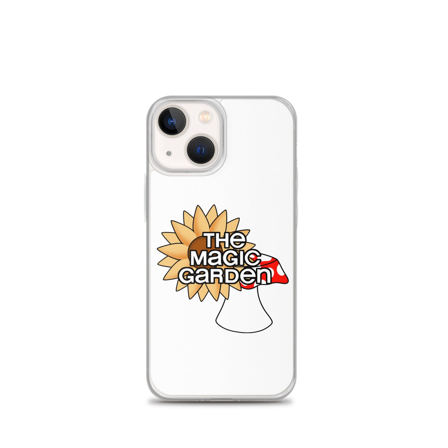 TMG Sunflower & Mushroom iPhone Cover, White
