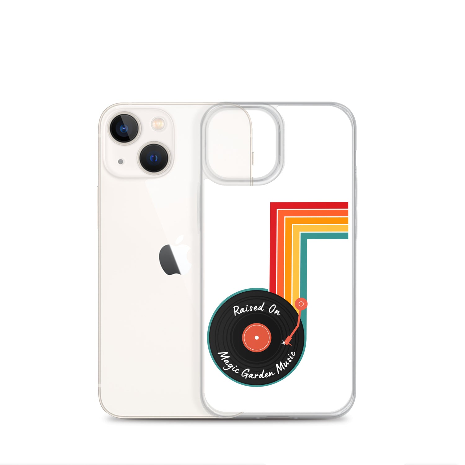 Raised On MG Music iPhone Cover, White