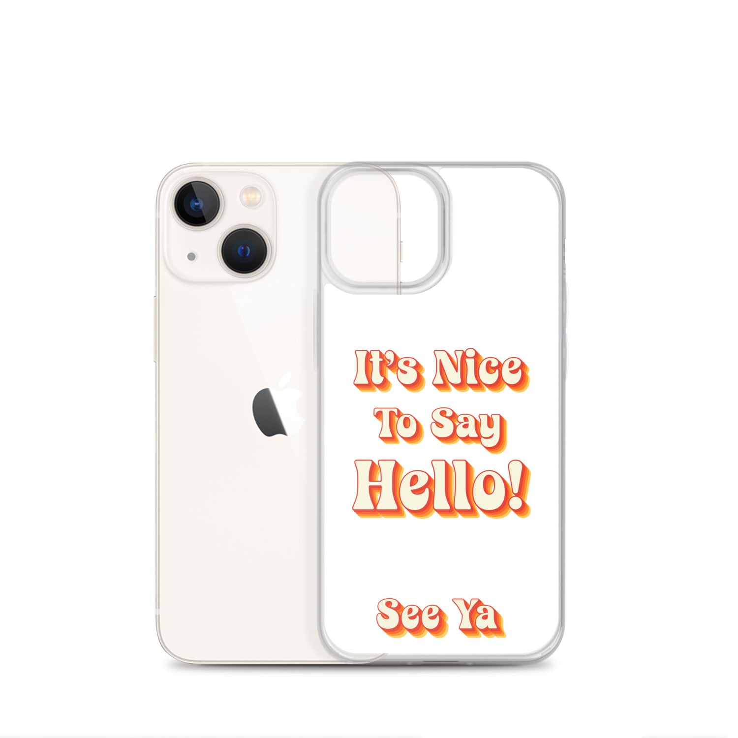 Hello & See Ya iPhone Cover