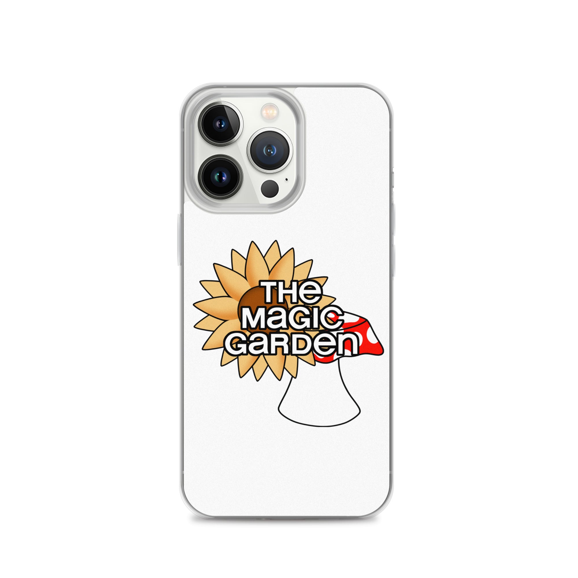 TMG Sunflower & Mushroom iPhone Cover, White