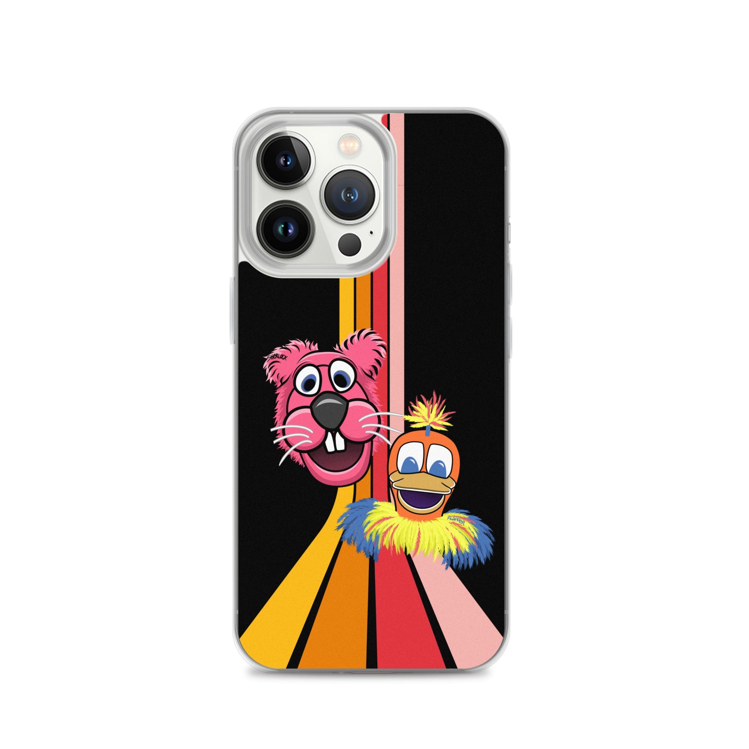 Sherlock & Flapper iPhone Cover, Black