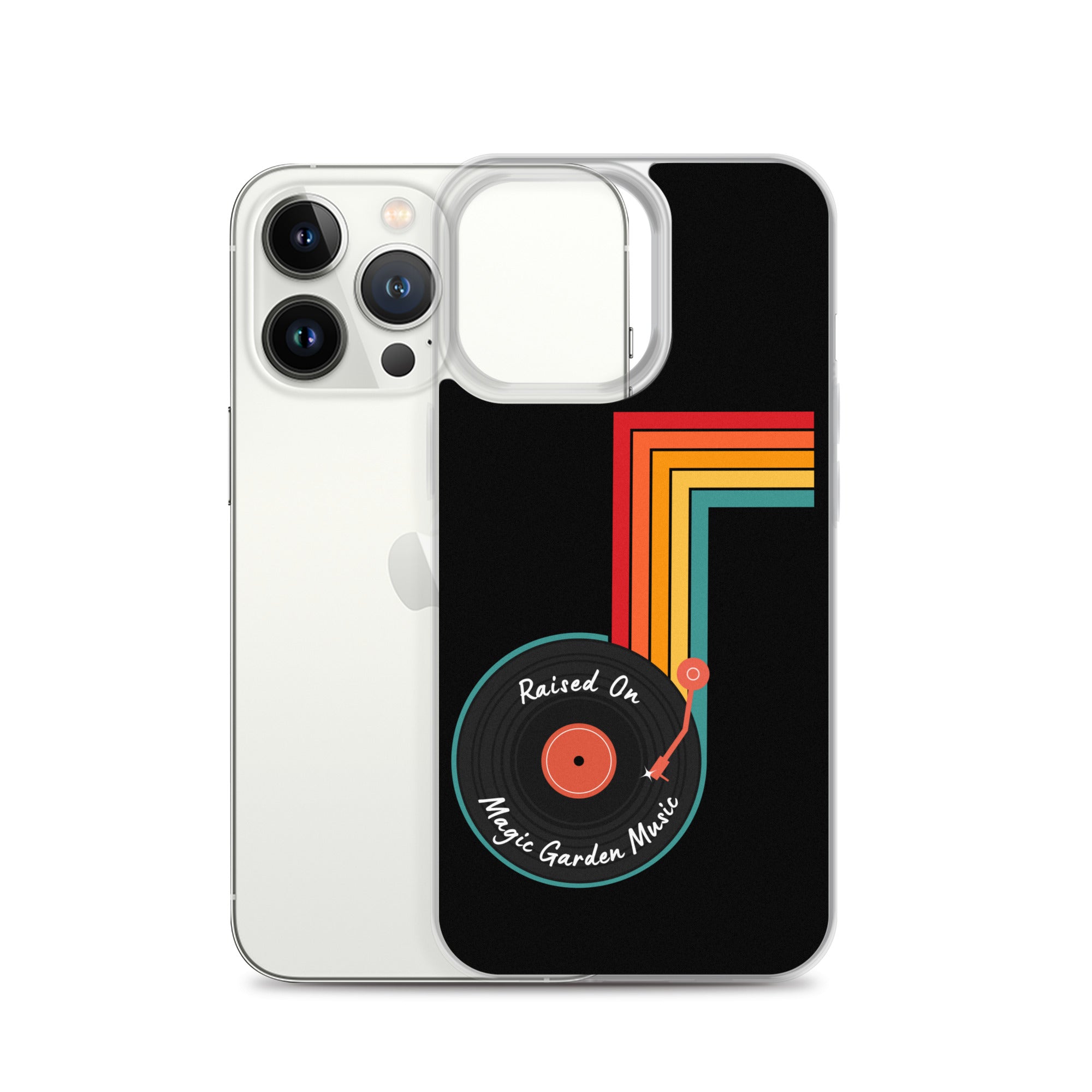 Raised On MG Music iPhone Cover, Black