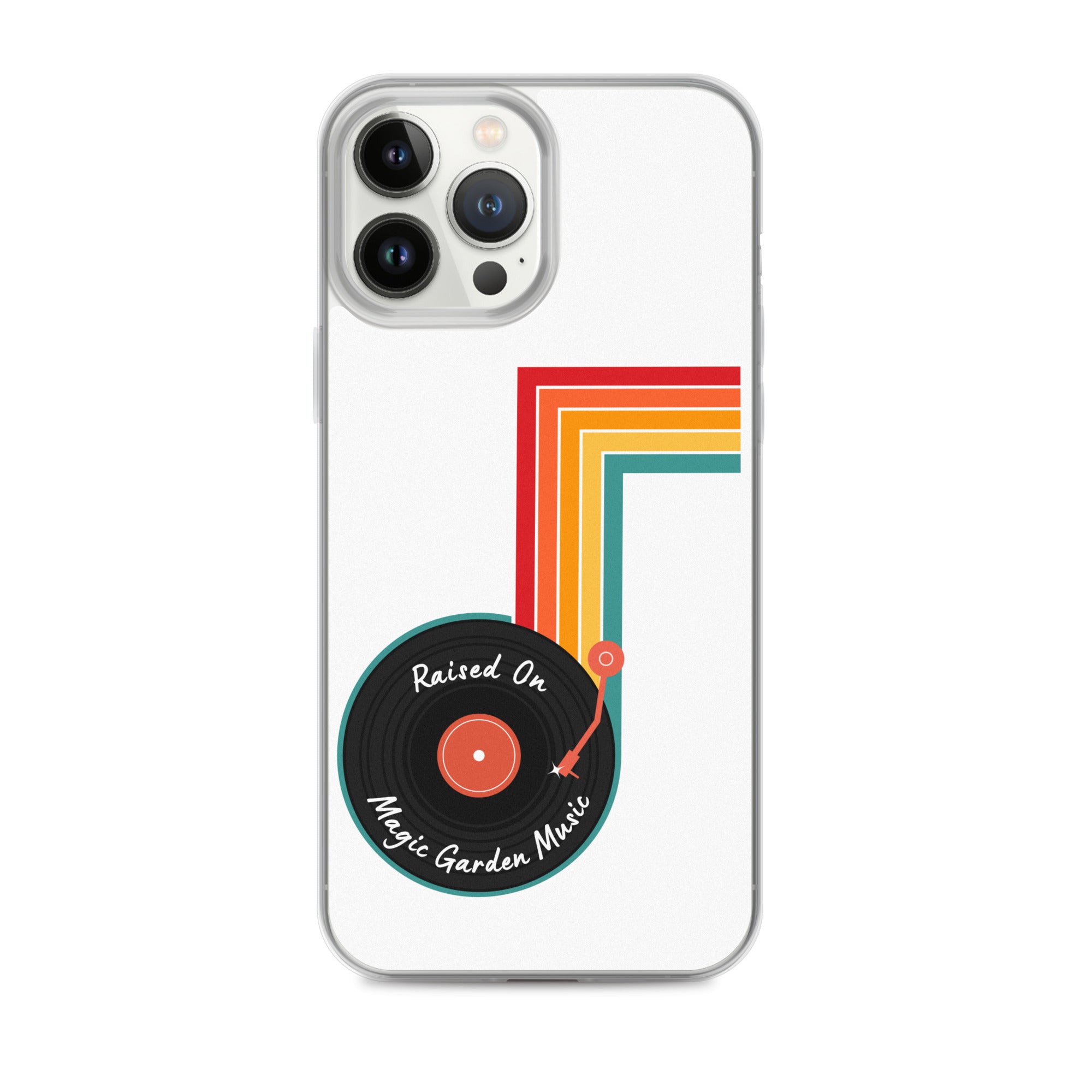 Raised On MG Music iPhone Cover, White