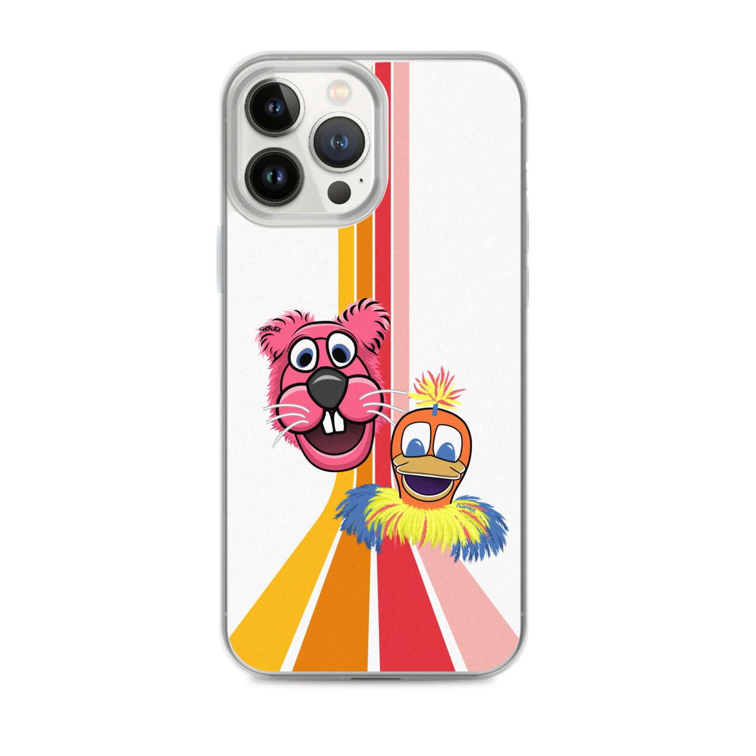 Sherlock & Flapper iPhone Cover, White