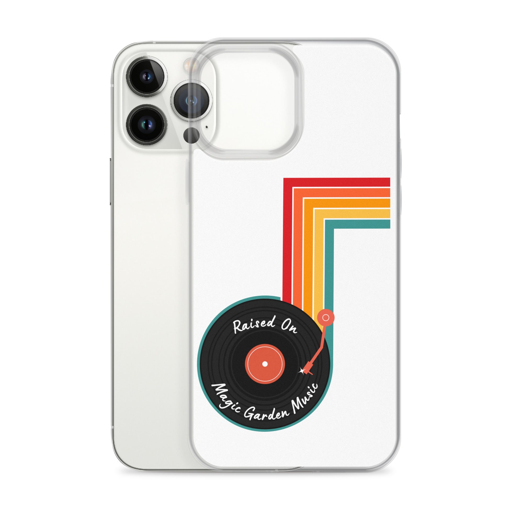 Raised On MG Music iPhone Cover, White