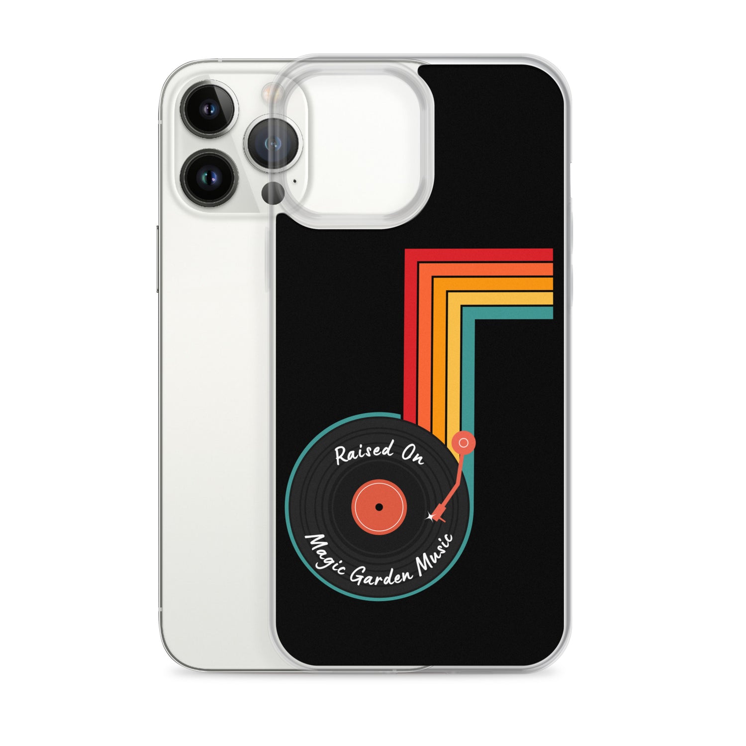 Raised On MG Music iPhone Cover, Black