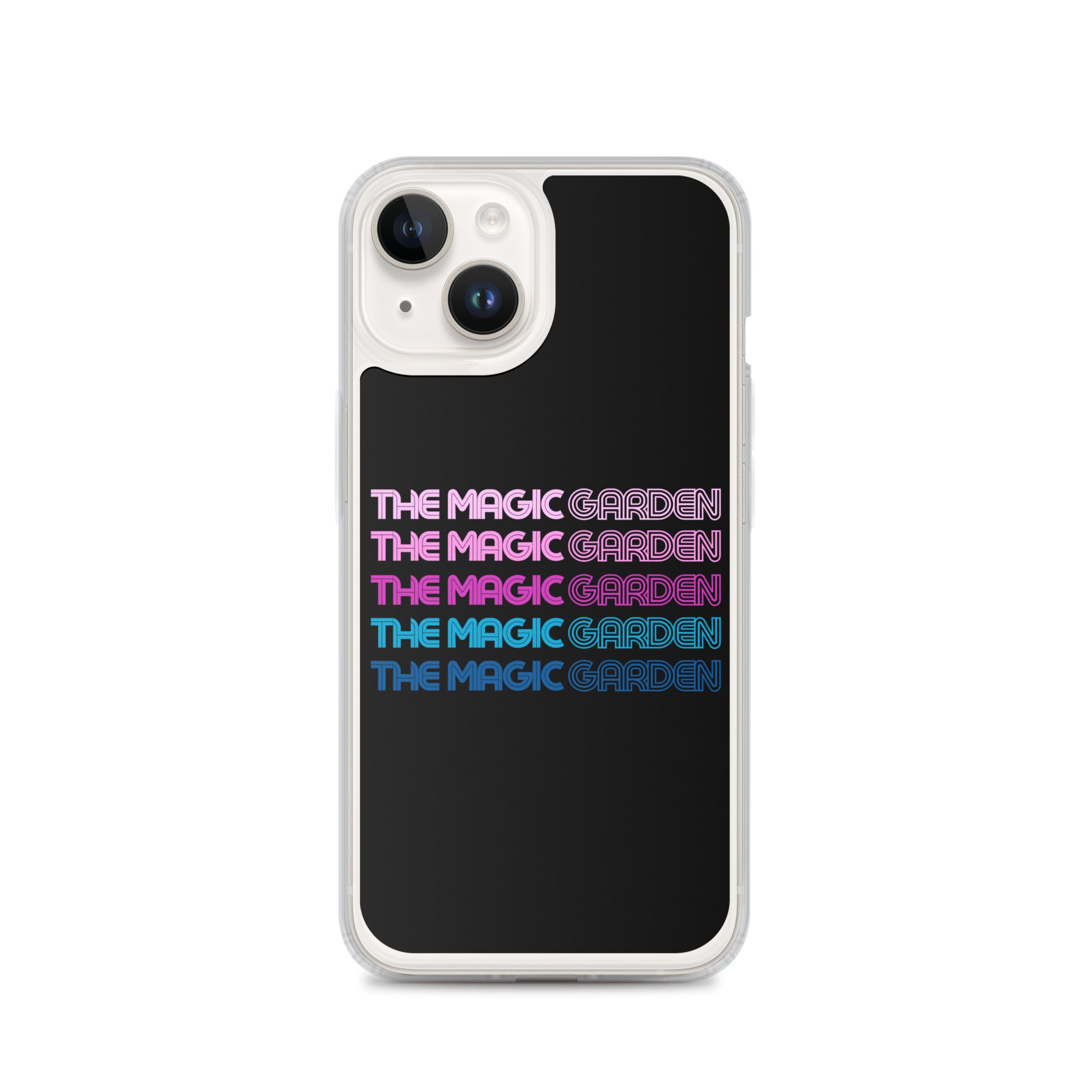 TMG 70s Purple Rainbow iPhone Cover, Black